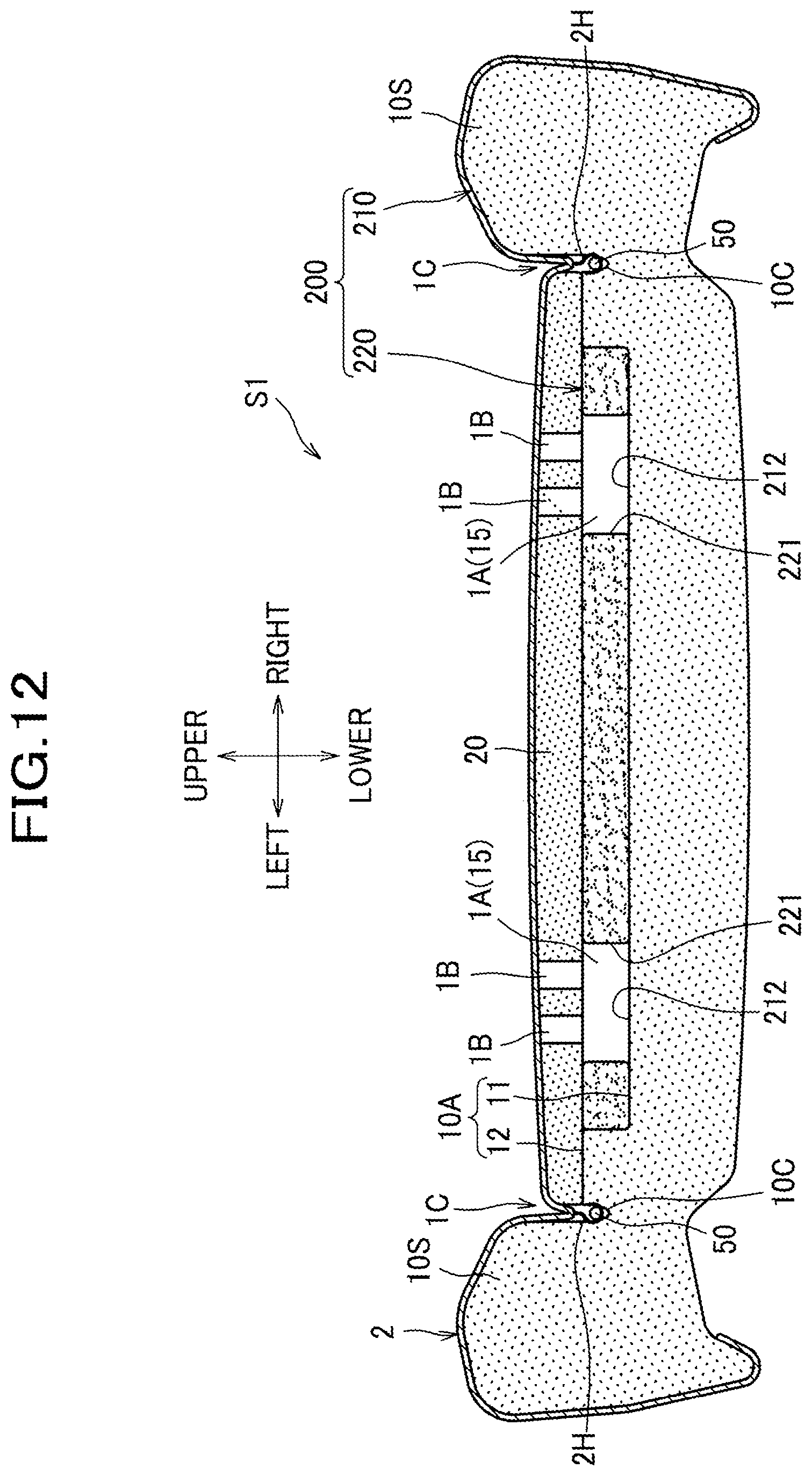Patent US11787317 Figure 12 – Seat with air vent