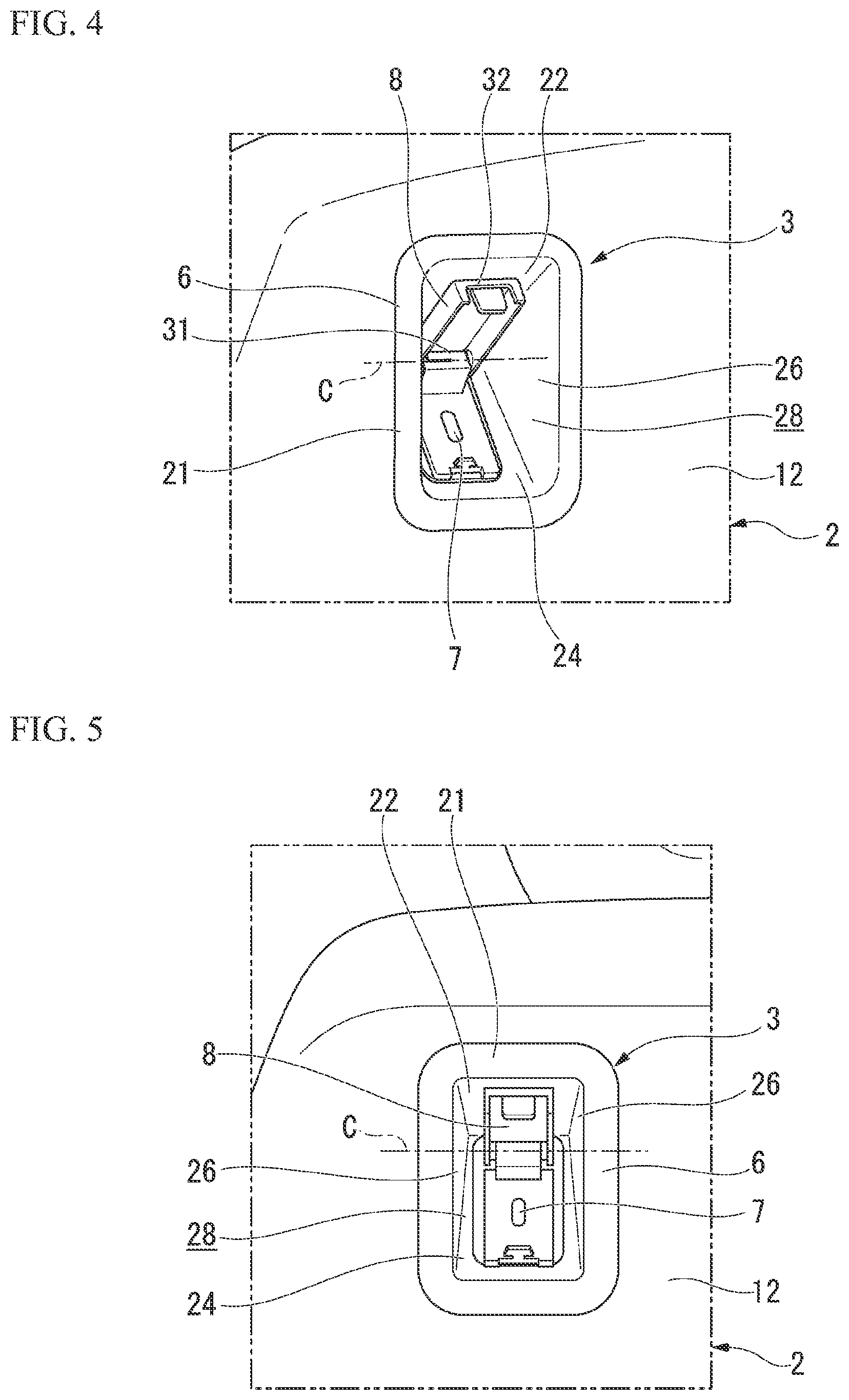 Patent US11787321 Figure 4 – Vehicle seat