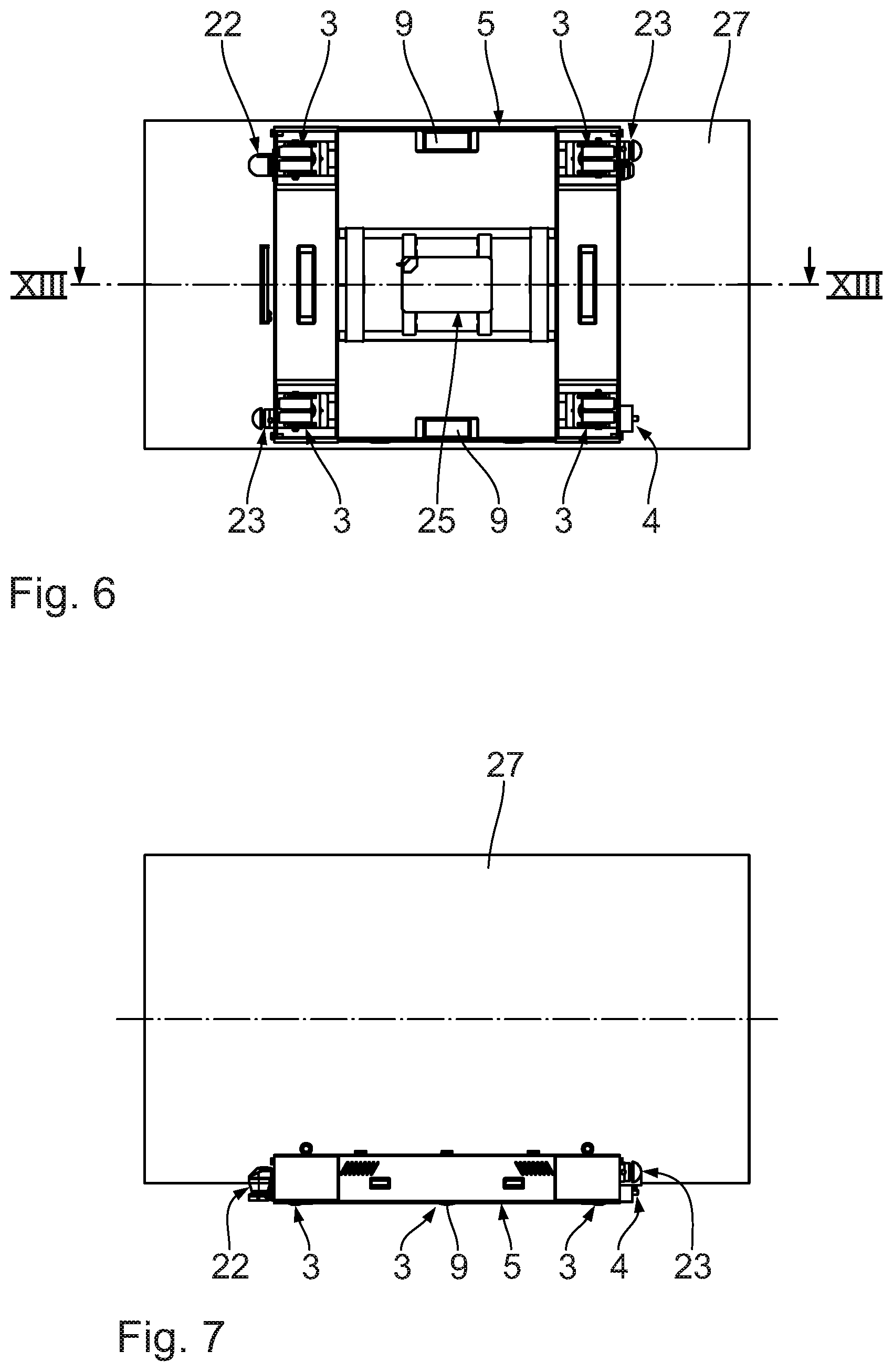 Patent US11787324 Figure 6 – Trolley for rolls of material