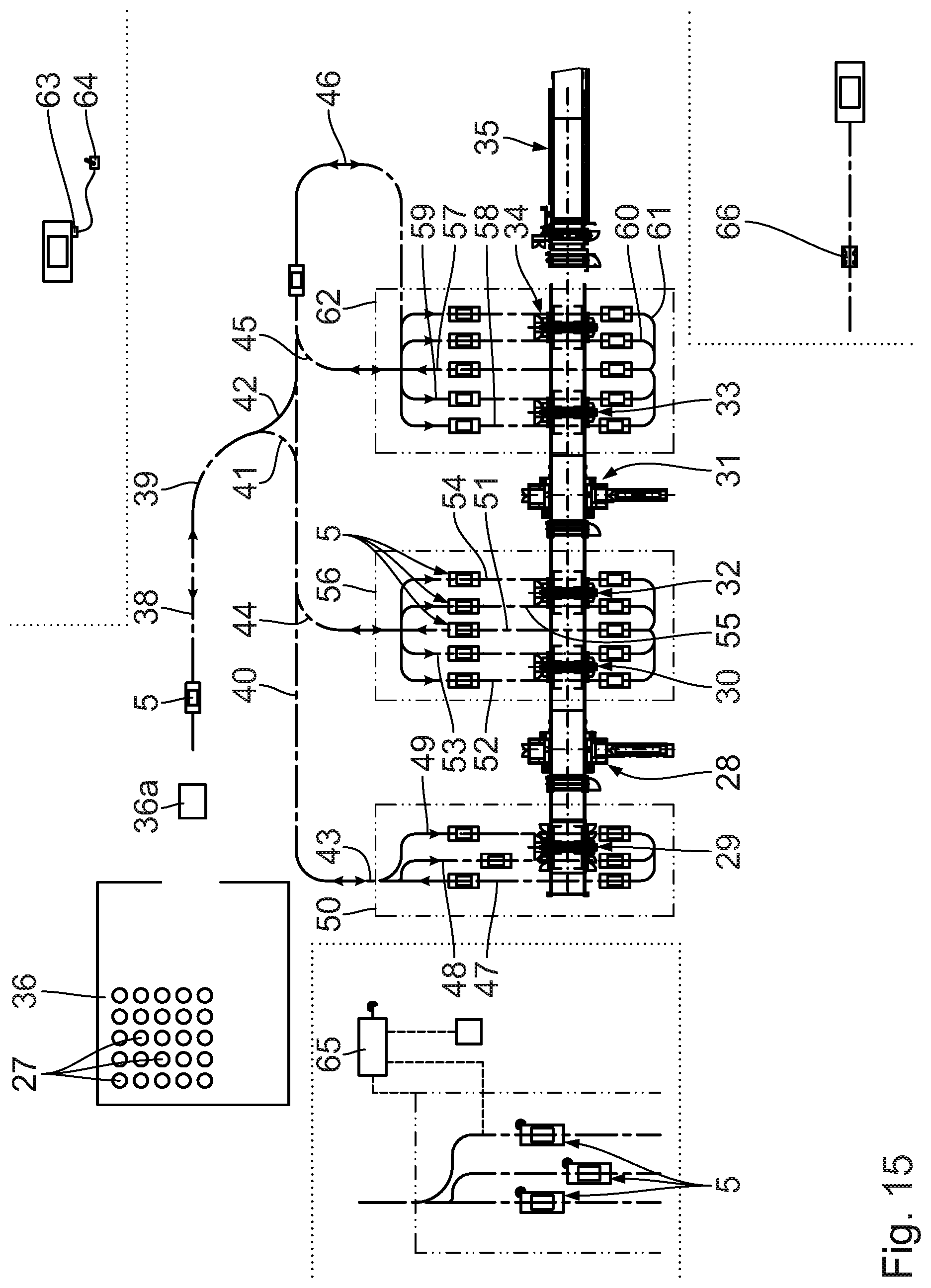 Patent US11787324 Figure 10 – Trolley for rolls of material