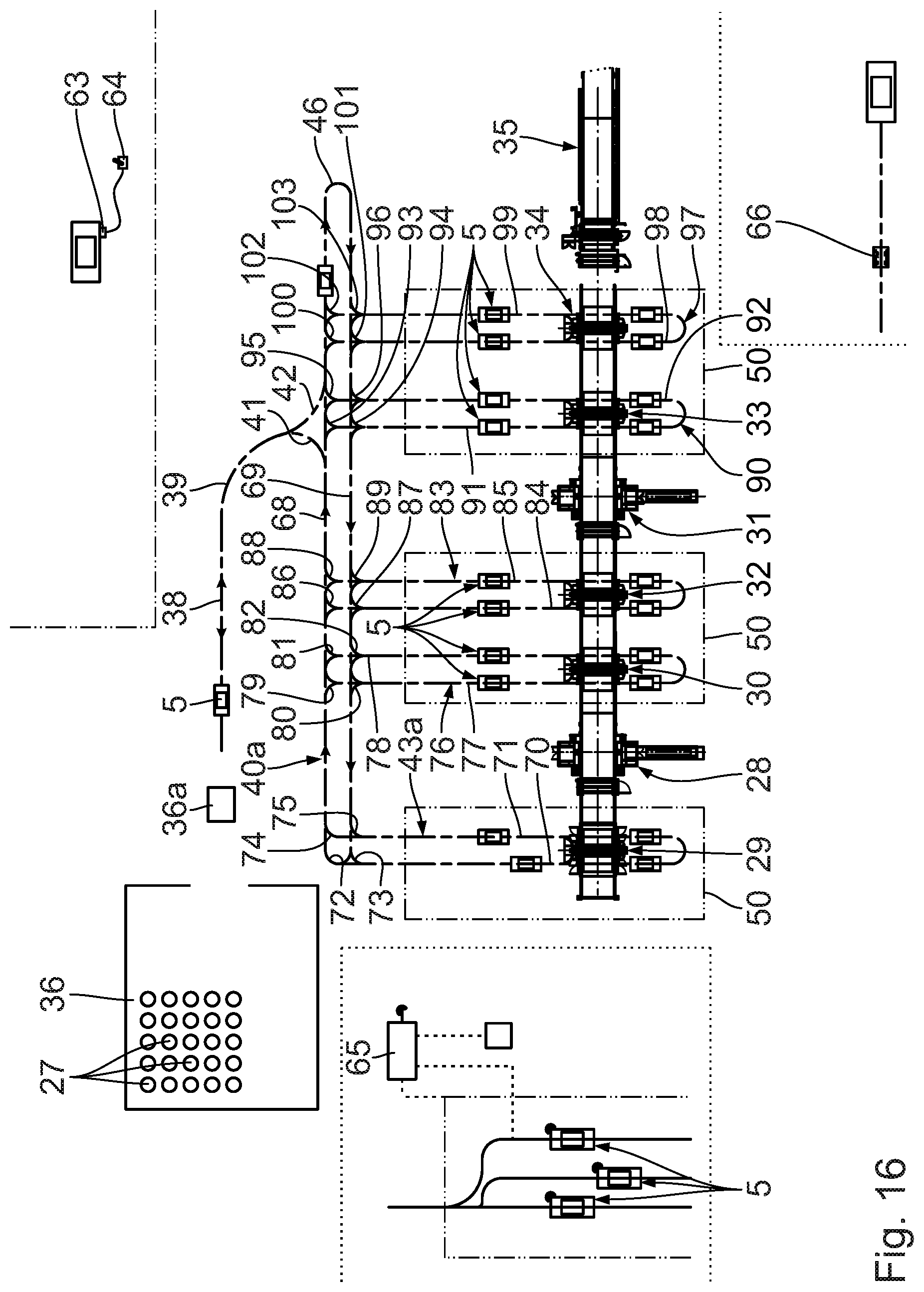 Patent US11787324 Figure 11 – Trolley for rolls of material