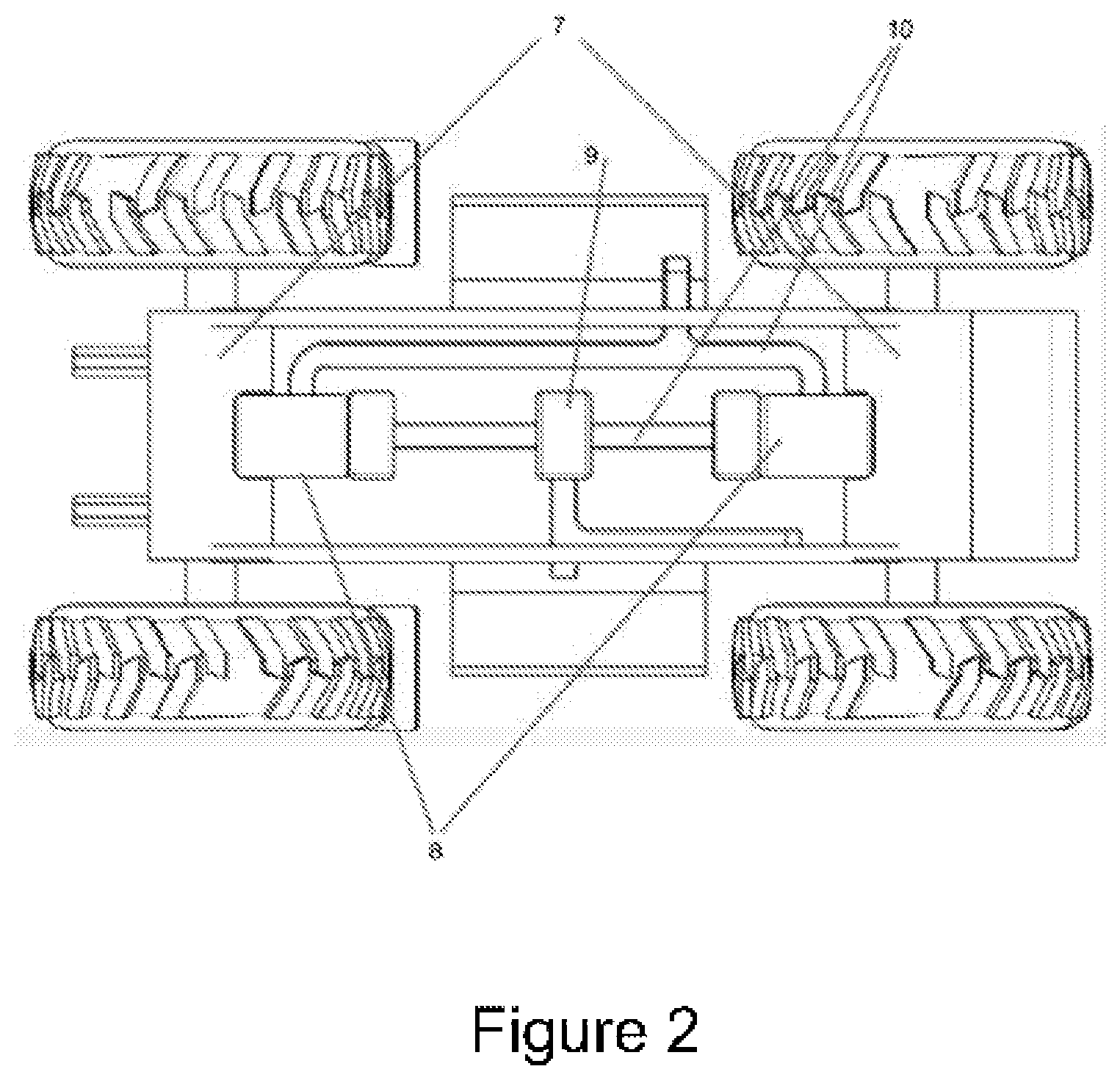 Patent US11787327 Figure 2 – Machine configuration system capable of different works by means of various components and equipments