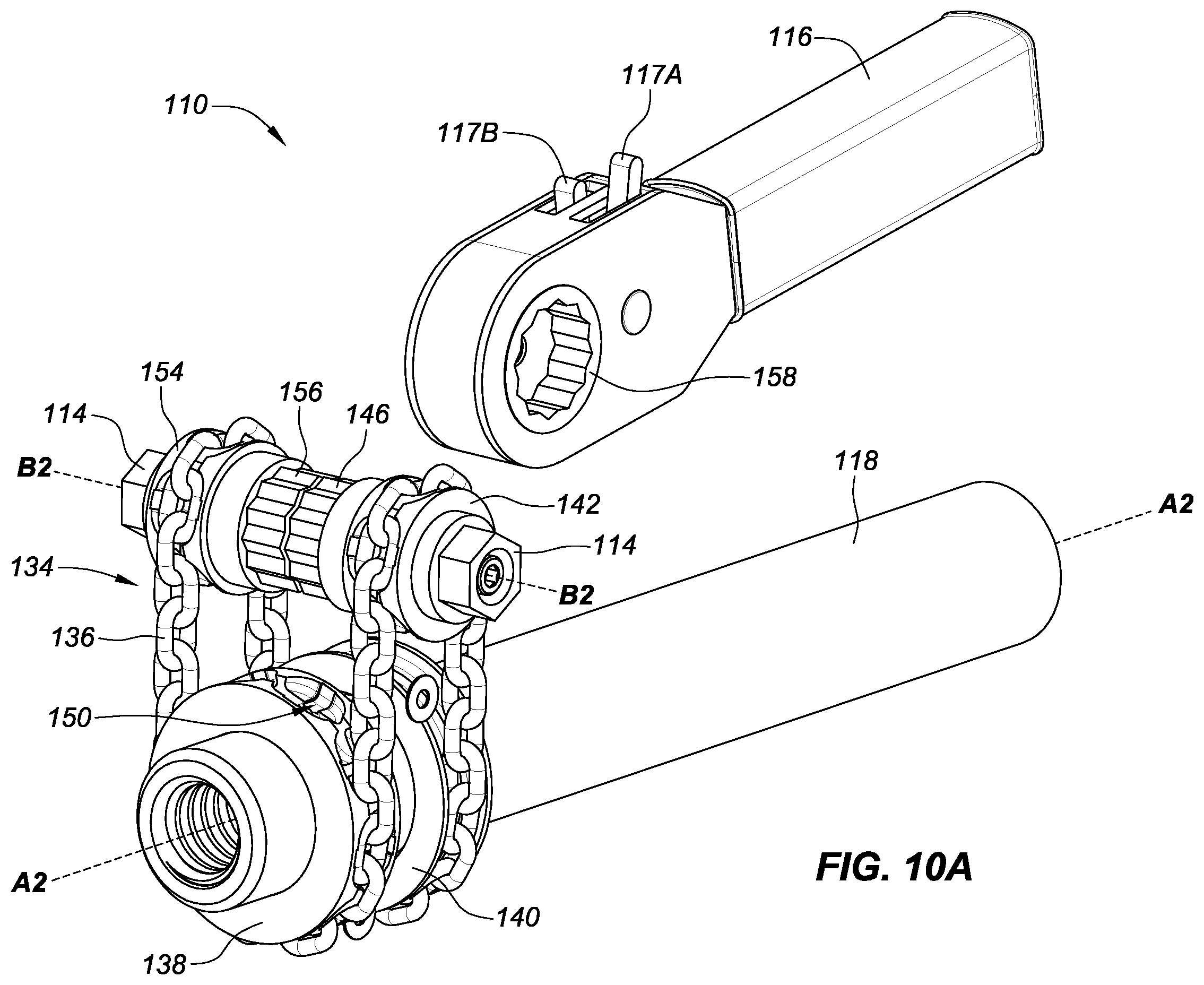 Patent US11787328 Figure 18 – Load binder apparatus and method of using