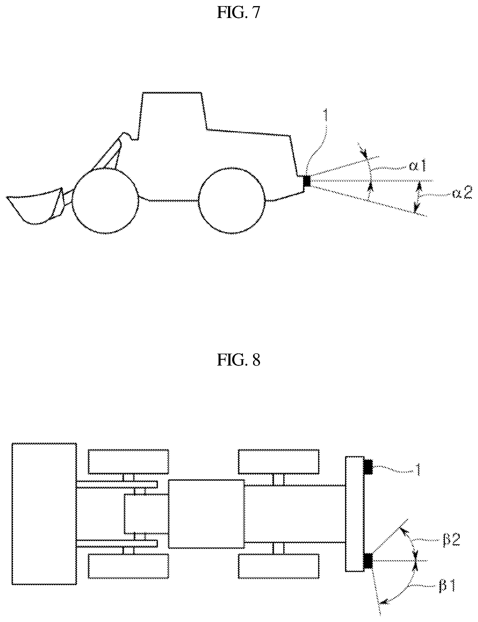 Patent US11787329 Figure 7 – Lamp module for industrial vehicle and industrial vehicle including the same