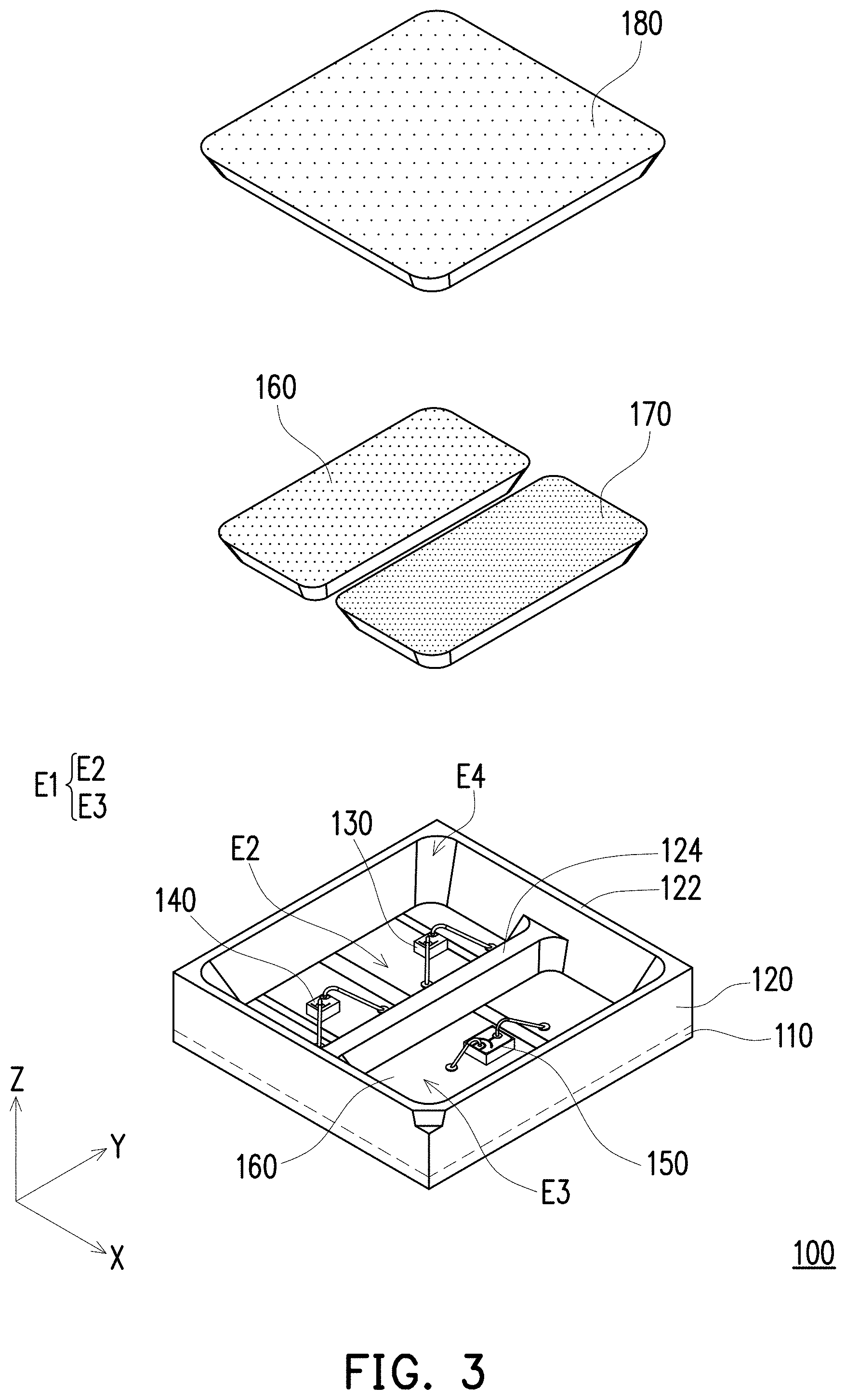 Patent US11787332 Figure 3 – Light-emitting device and vehicle lamp module