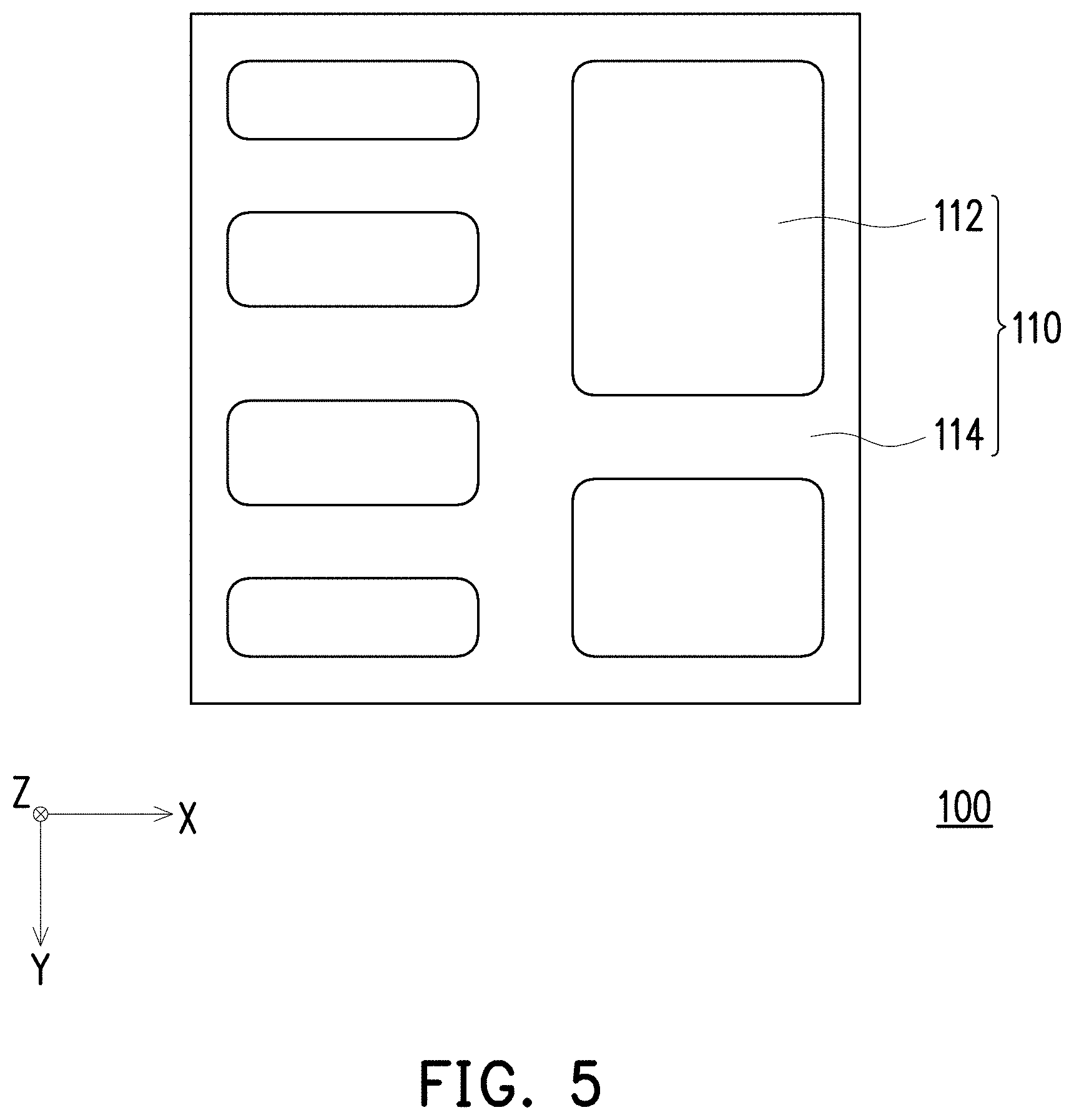 Patent US11787332 Figure 5 – Light-emitting device and vehicle lamp module