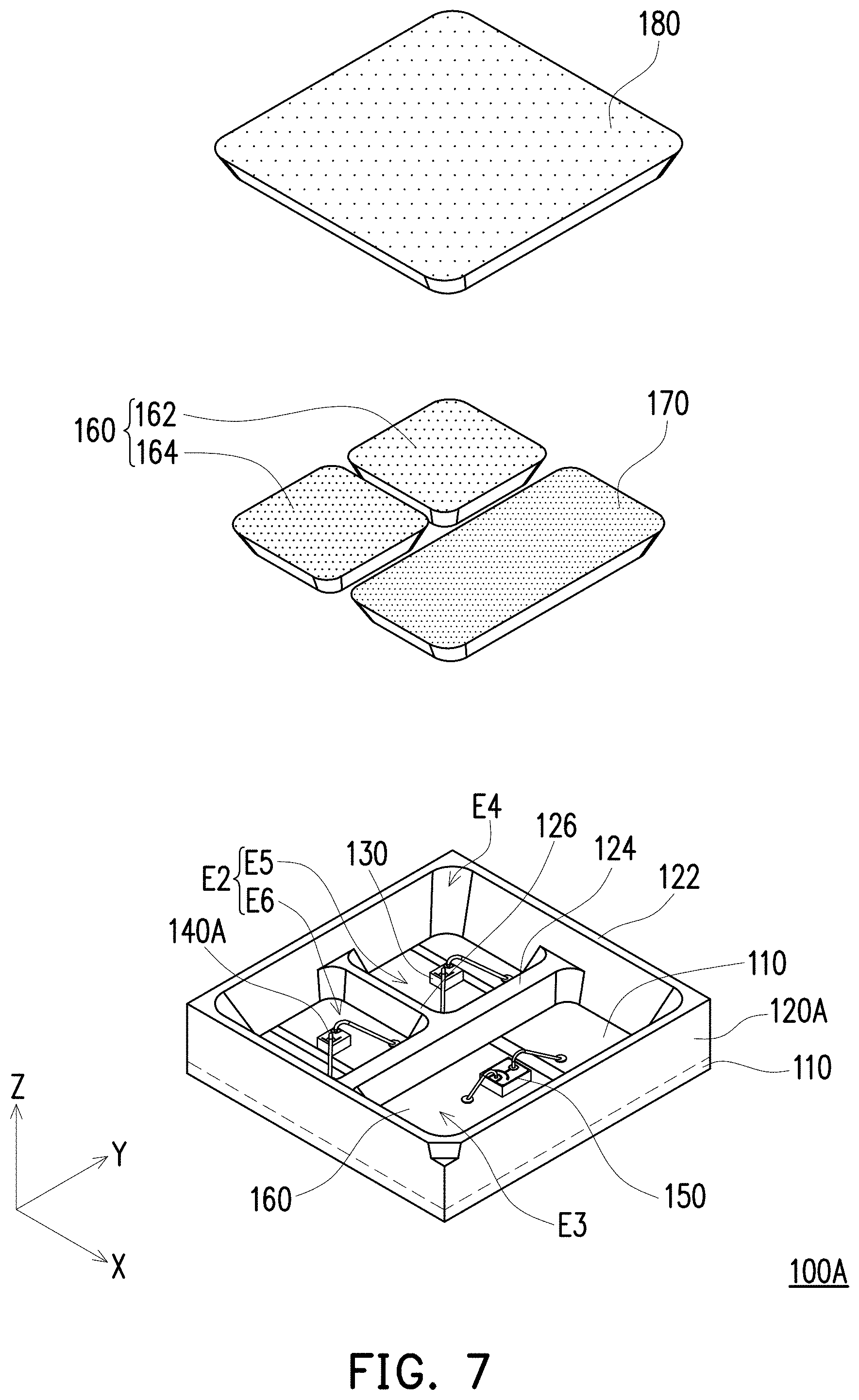 Patent US11787332 Figure 7 – Light-emitting device and vehicle lamp module