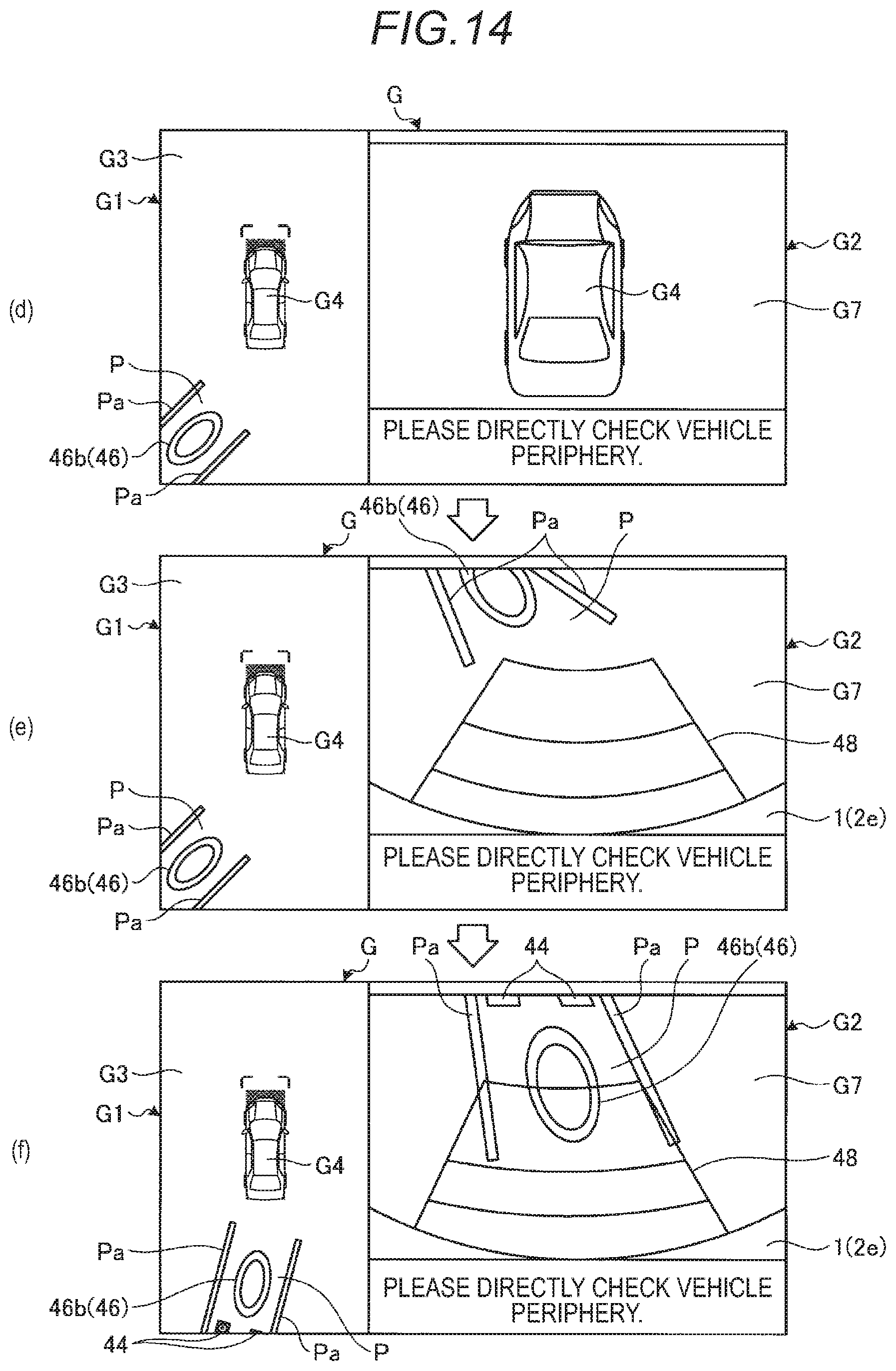 Patent US11787335 Figure 12 – Periphery monitoring device