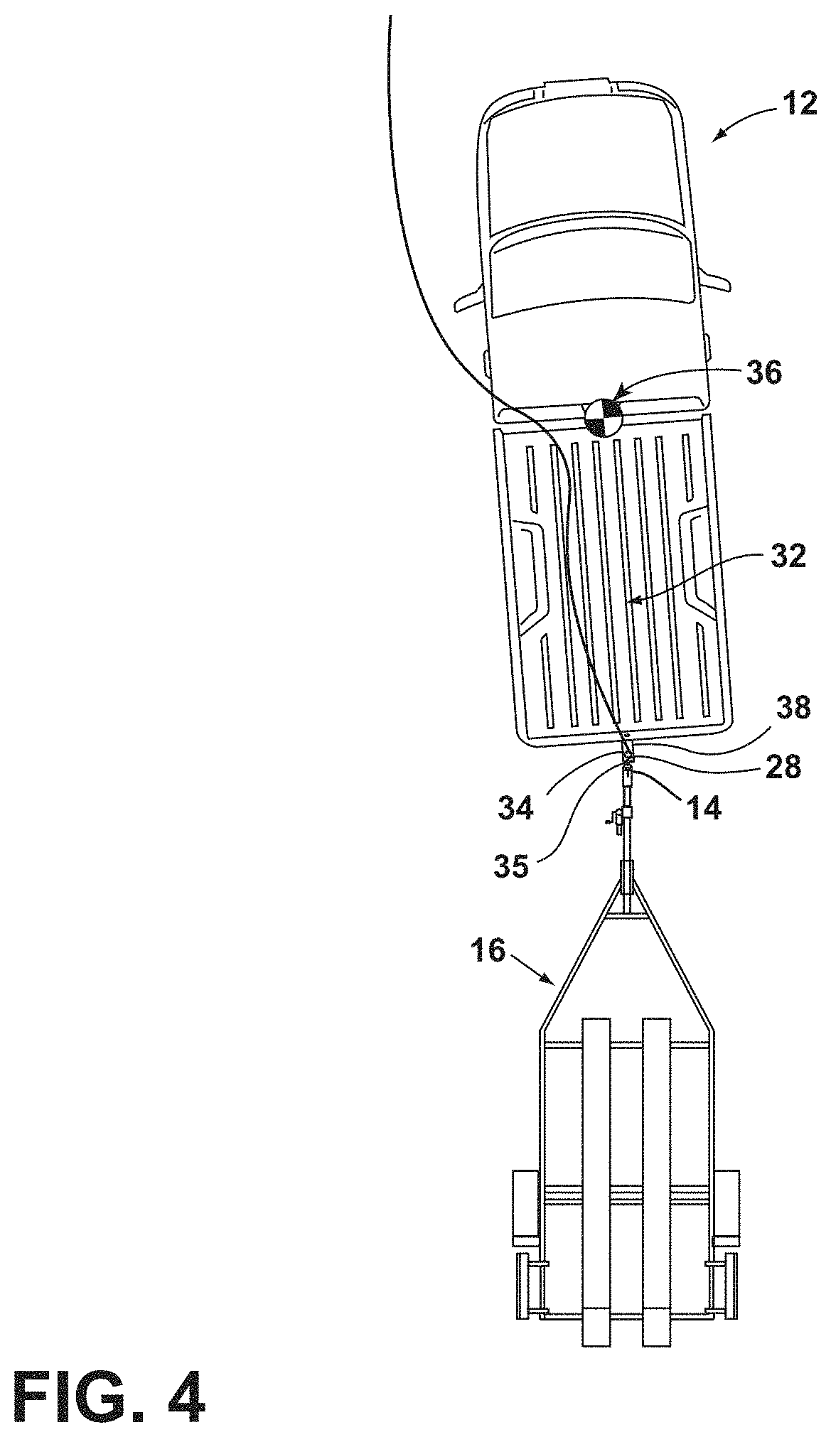Patent US11787336 Figure 4 – Trailer hitching assistance system including trailer type identification and adaptive interface