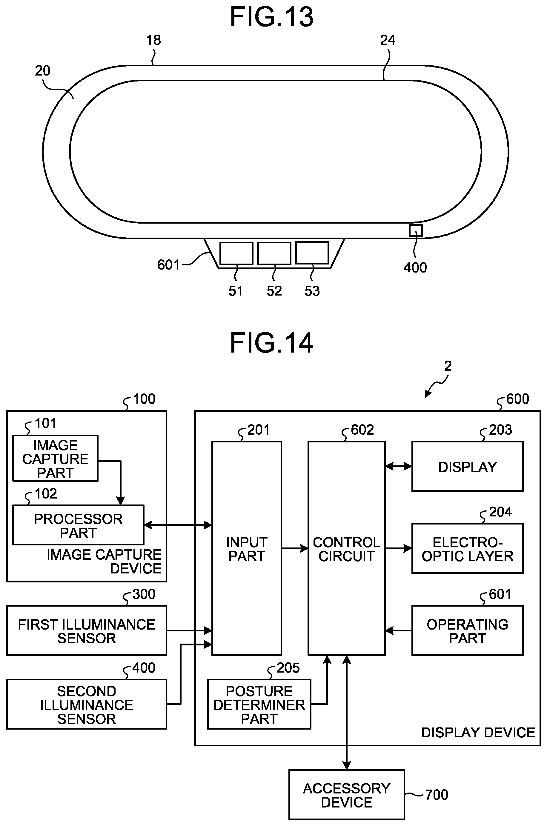 Patent US11787341 Figure 7 – Display system and display device