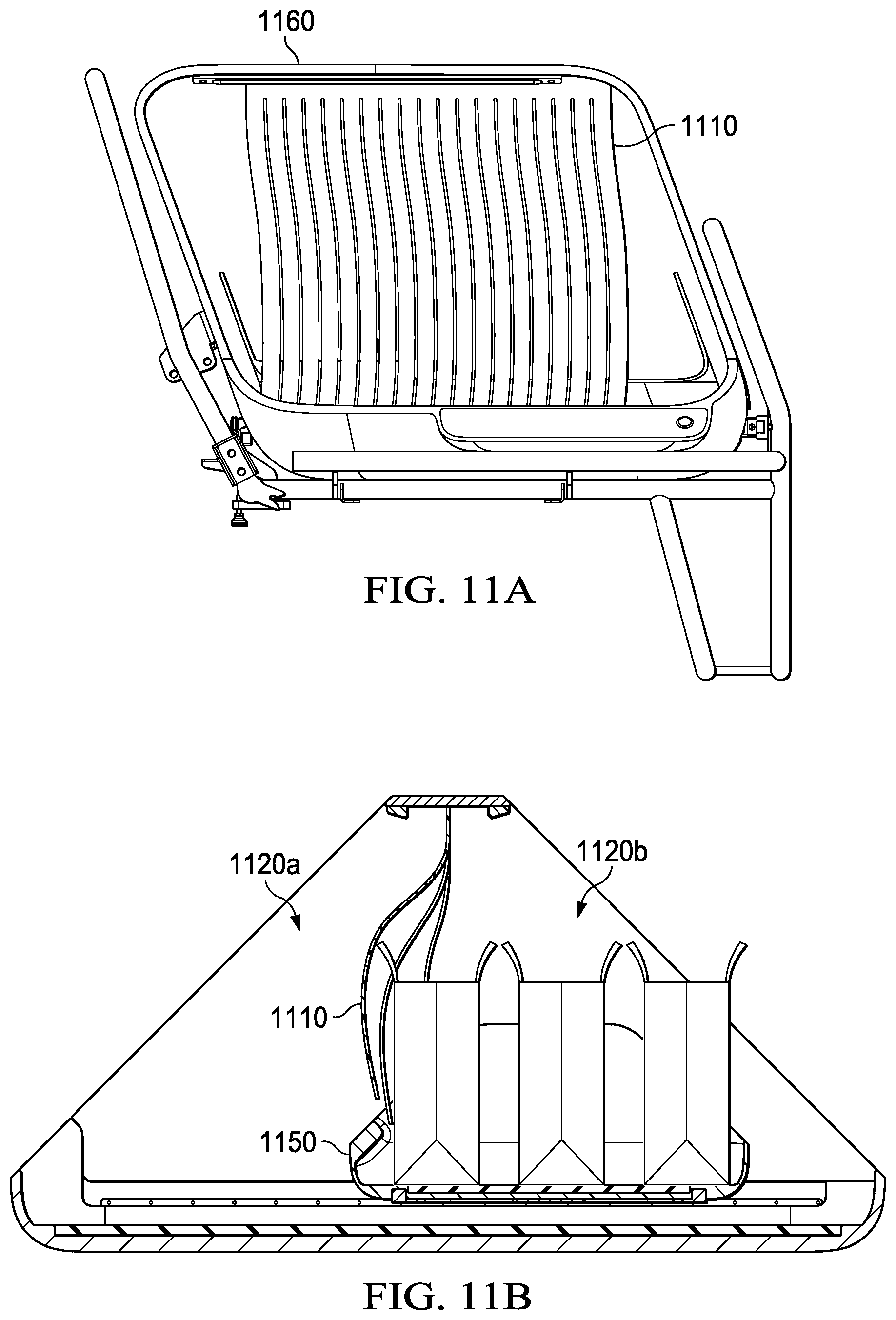 Patent US11787344 Figure 11 – Open interior delivery container