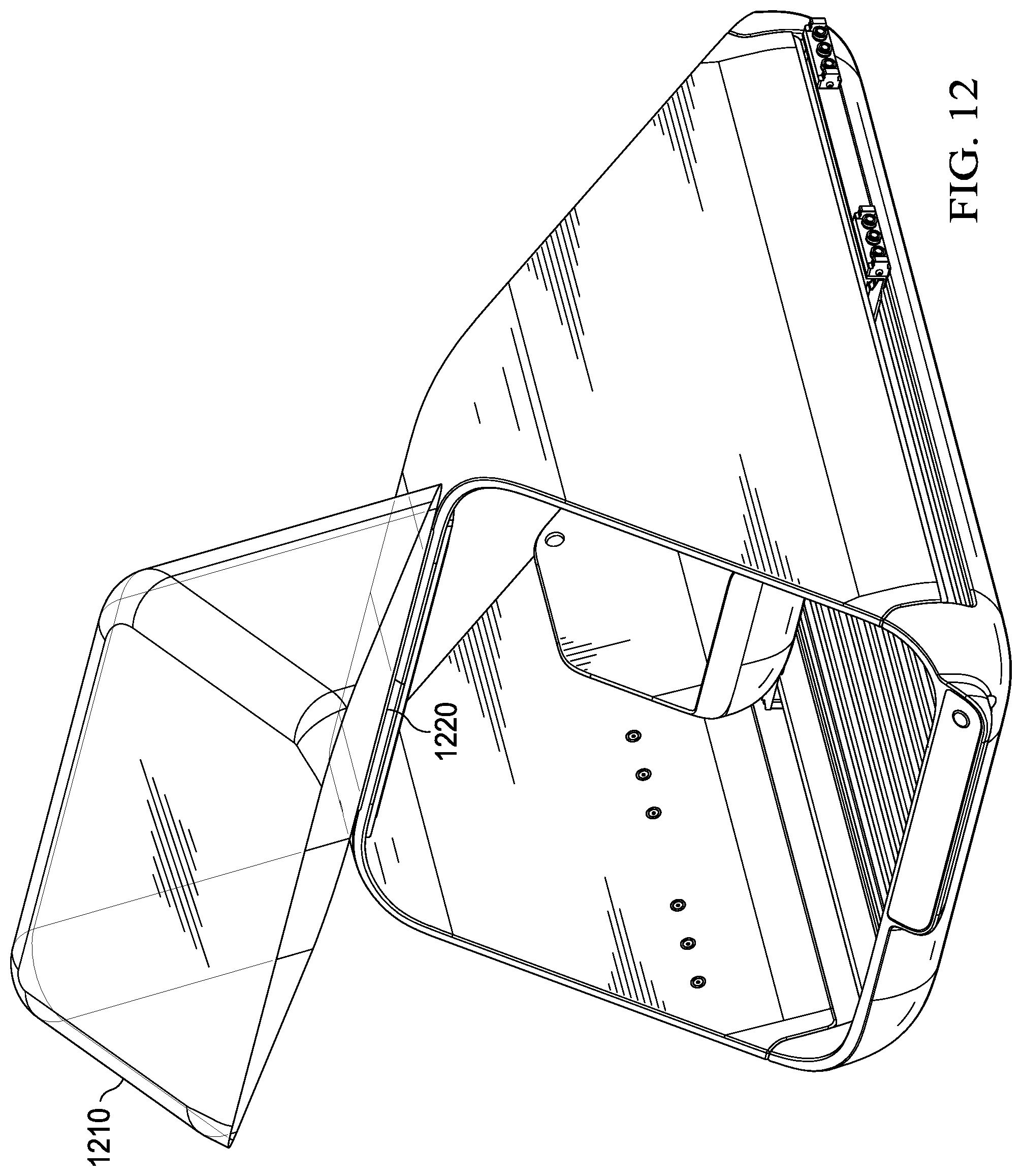 Patent US11787344 Figure 12 – Open interior delivery container