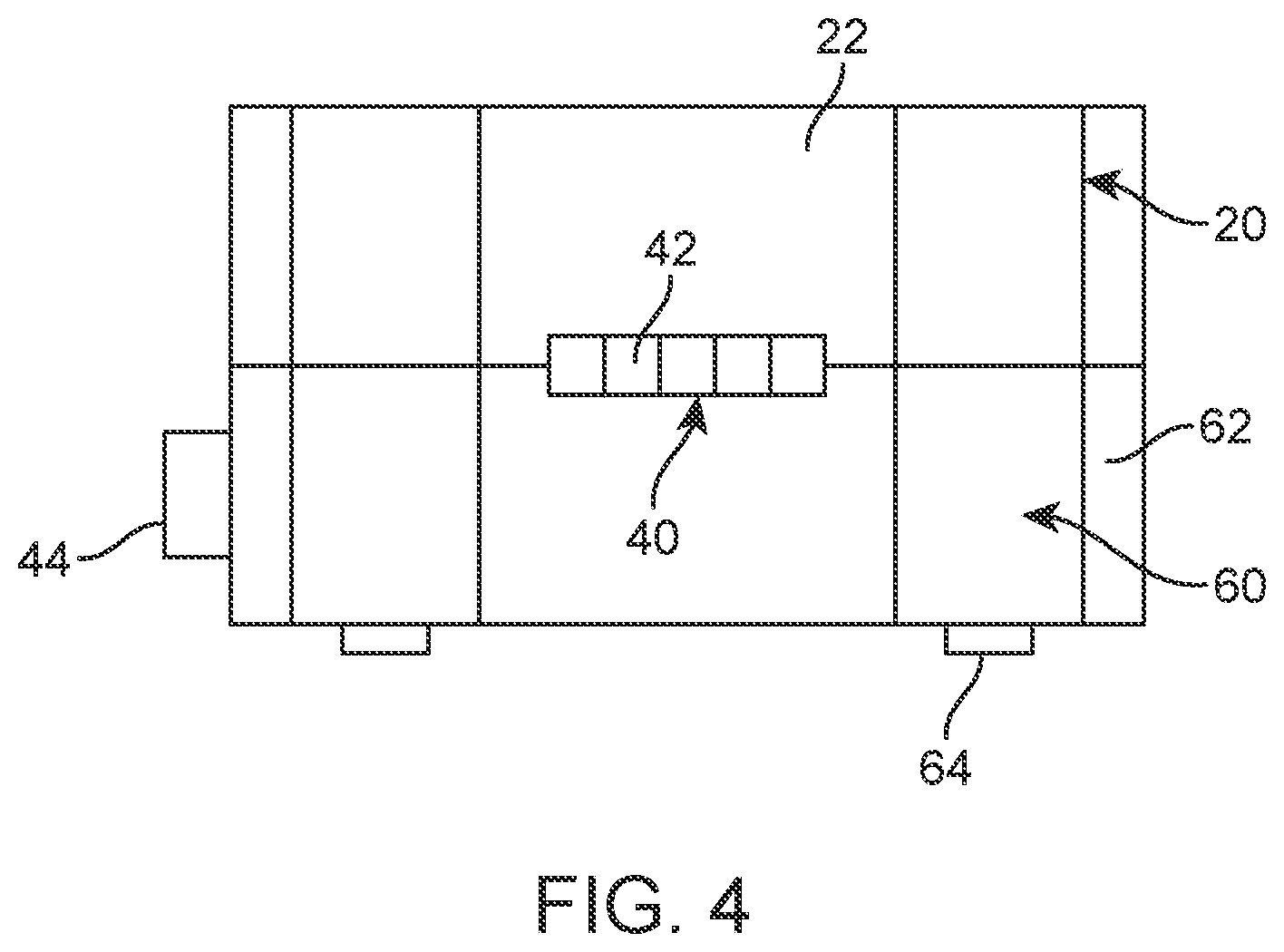 Patent US11787345 Figure 4 – Dashboard hat rack