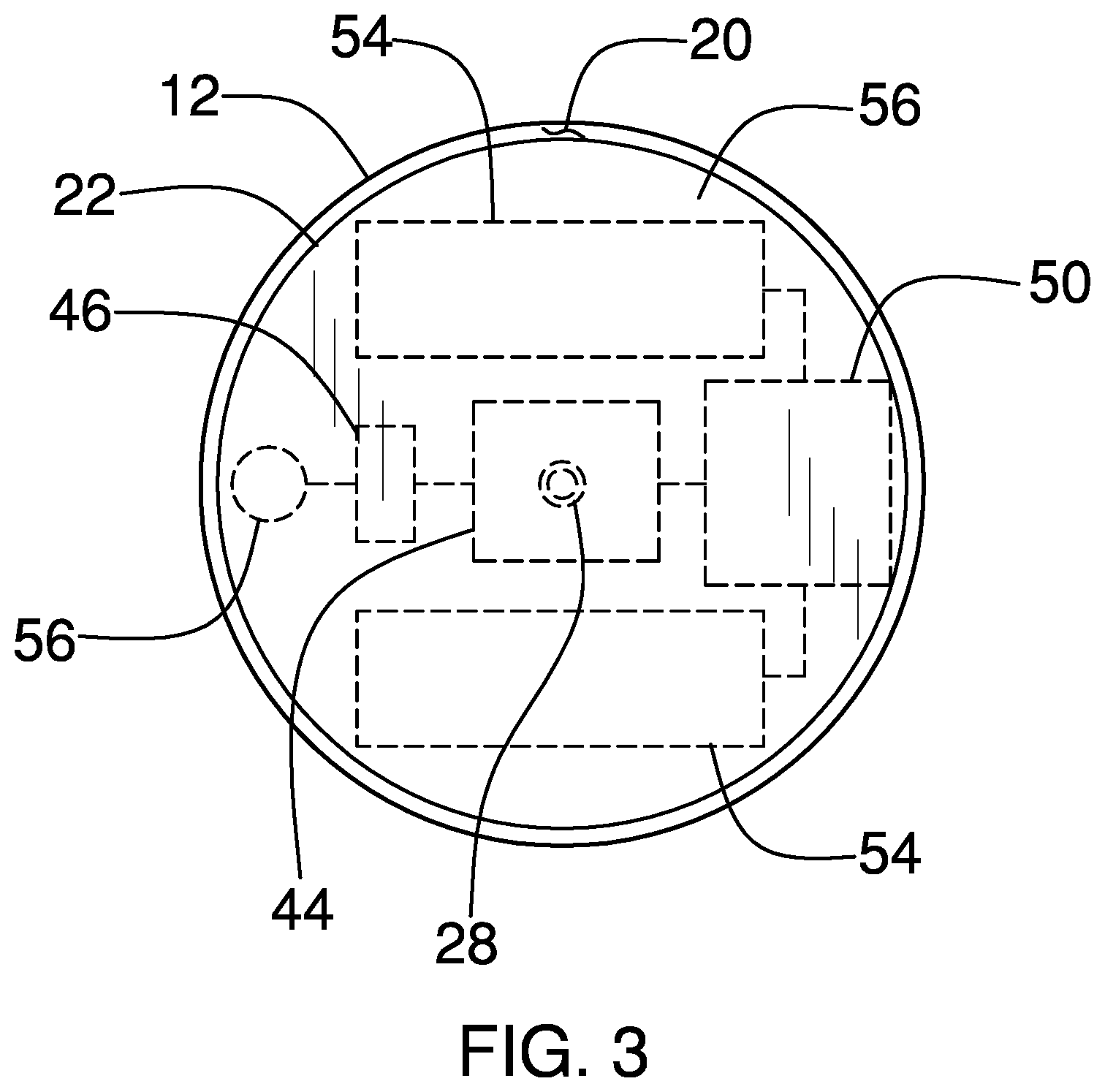 Patent US11787350 Figure 3 – Roof mounted vehicle camera assembly