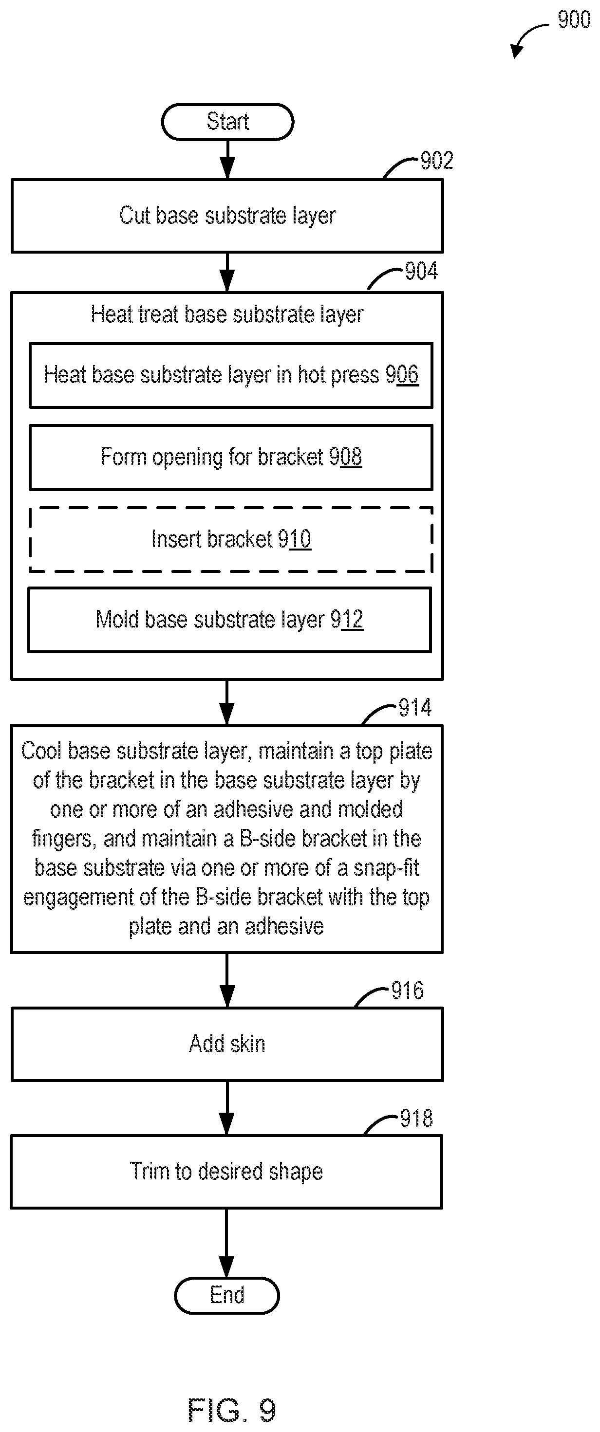 Patent US11787351 Figure 9 – Hidden audio assembly