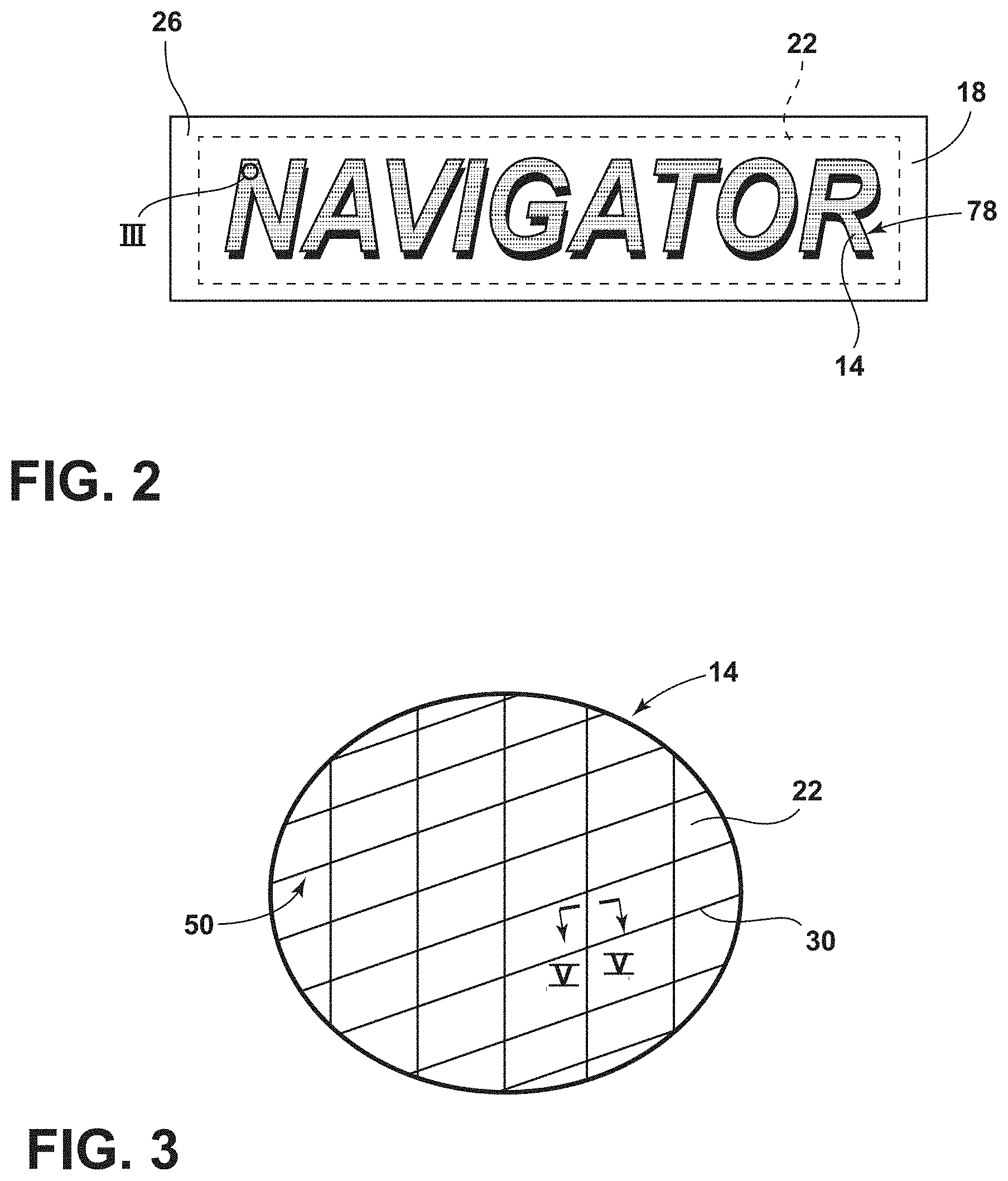 Patent US11787352 Figure 2 – Vehicle appliques