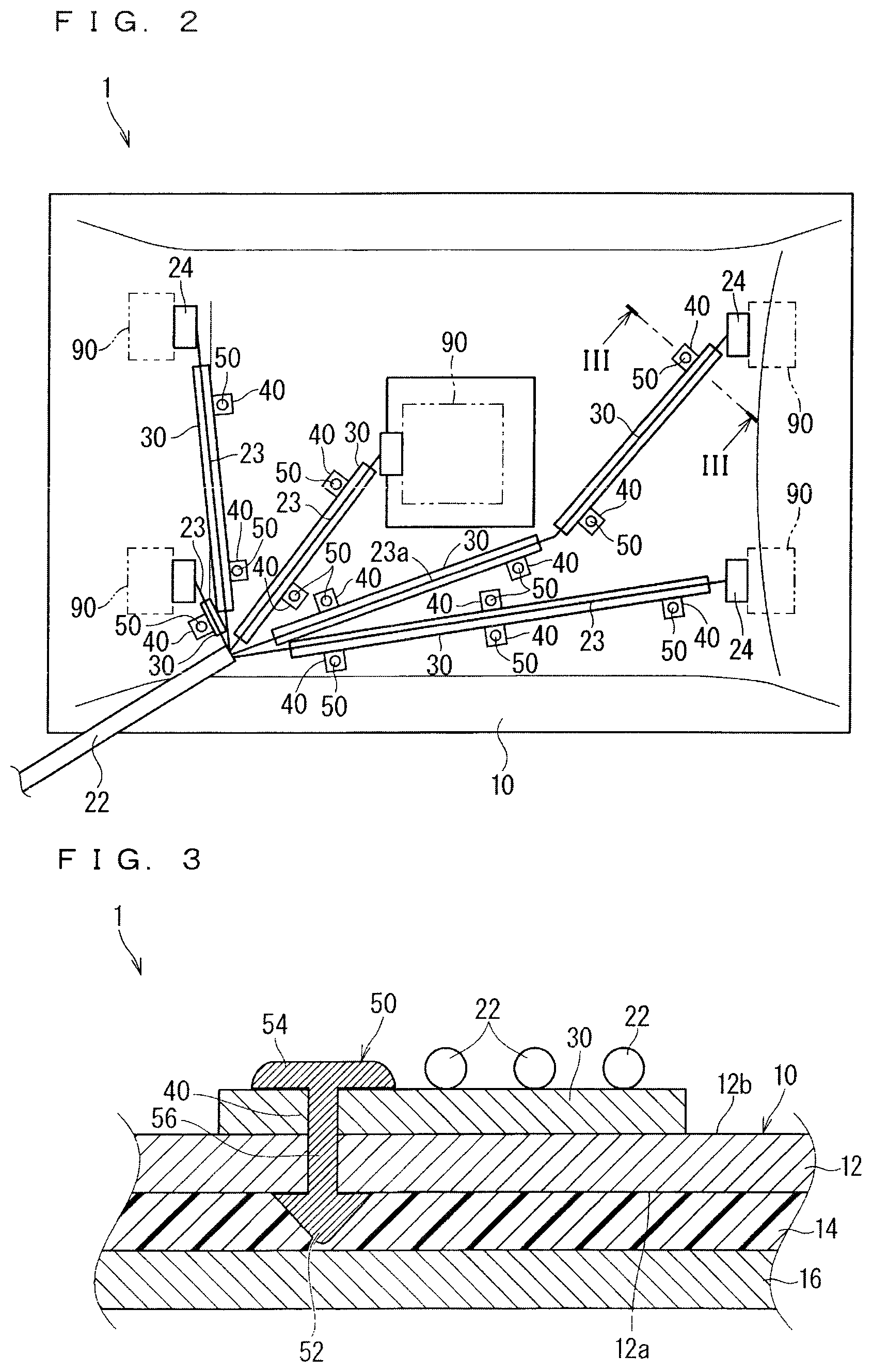Patent US11787353 Figure 2 – Wire harness fixing structure and wire harness