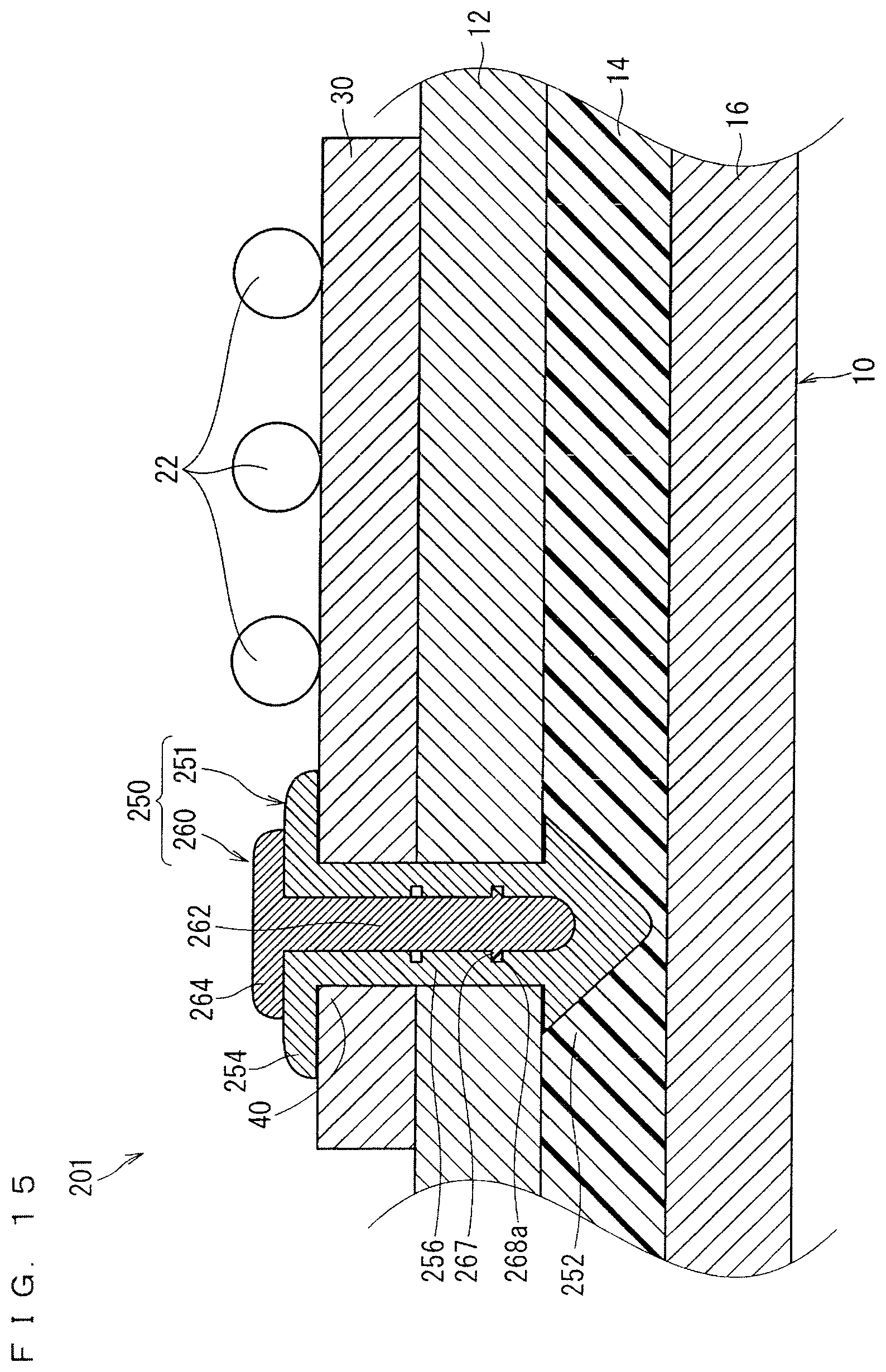 Patent US11787353 Figure 9 – Wire harness fixing structure and wire harness