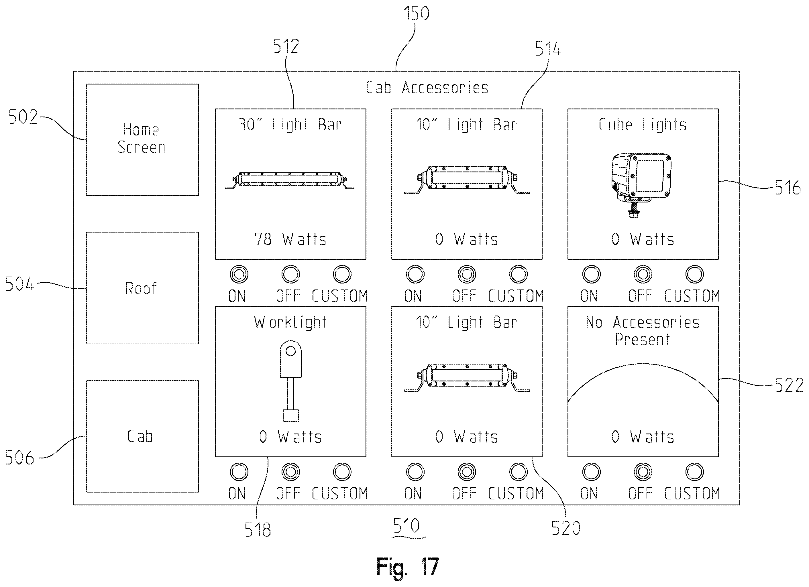 Patent US11787354 Figure 17 – Managing recreational vehicles and accessories