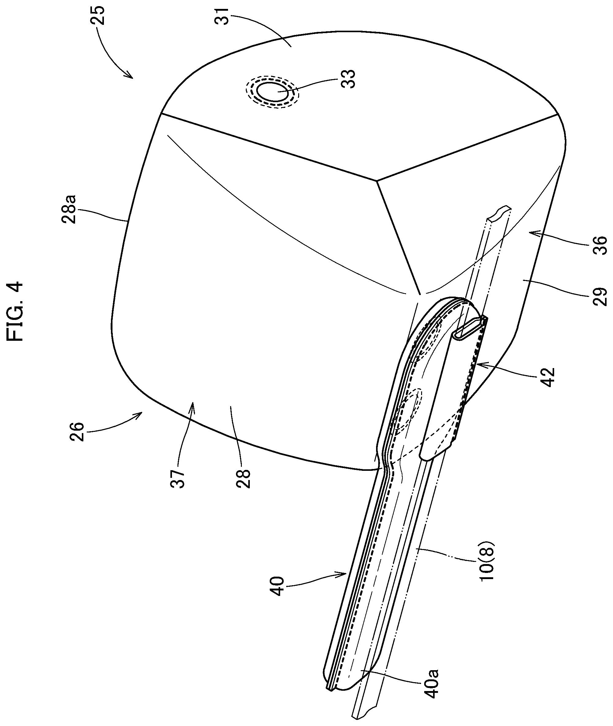 Patent US11787358 Figure 4 – Occupant protection device