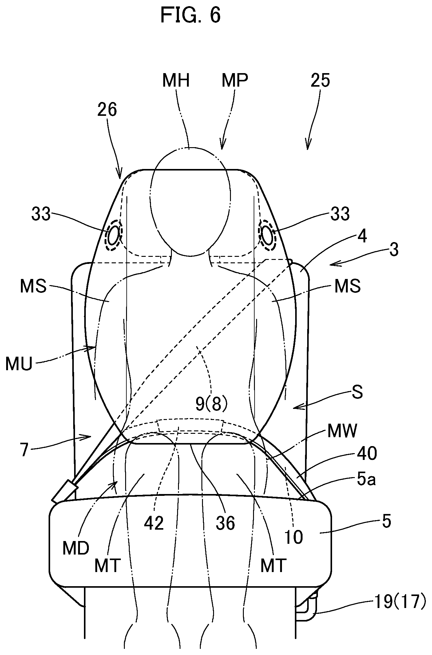 Patent US11787358 Figure 6 – Occupant protection device