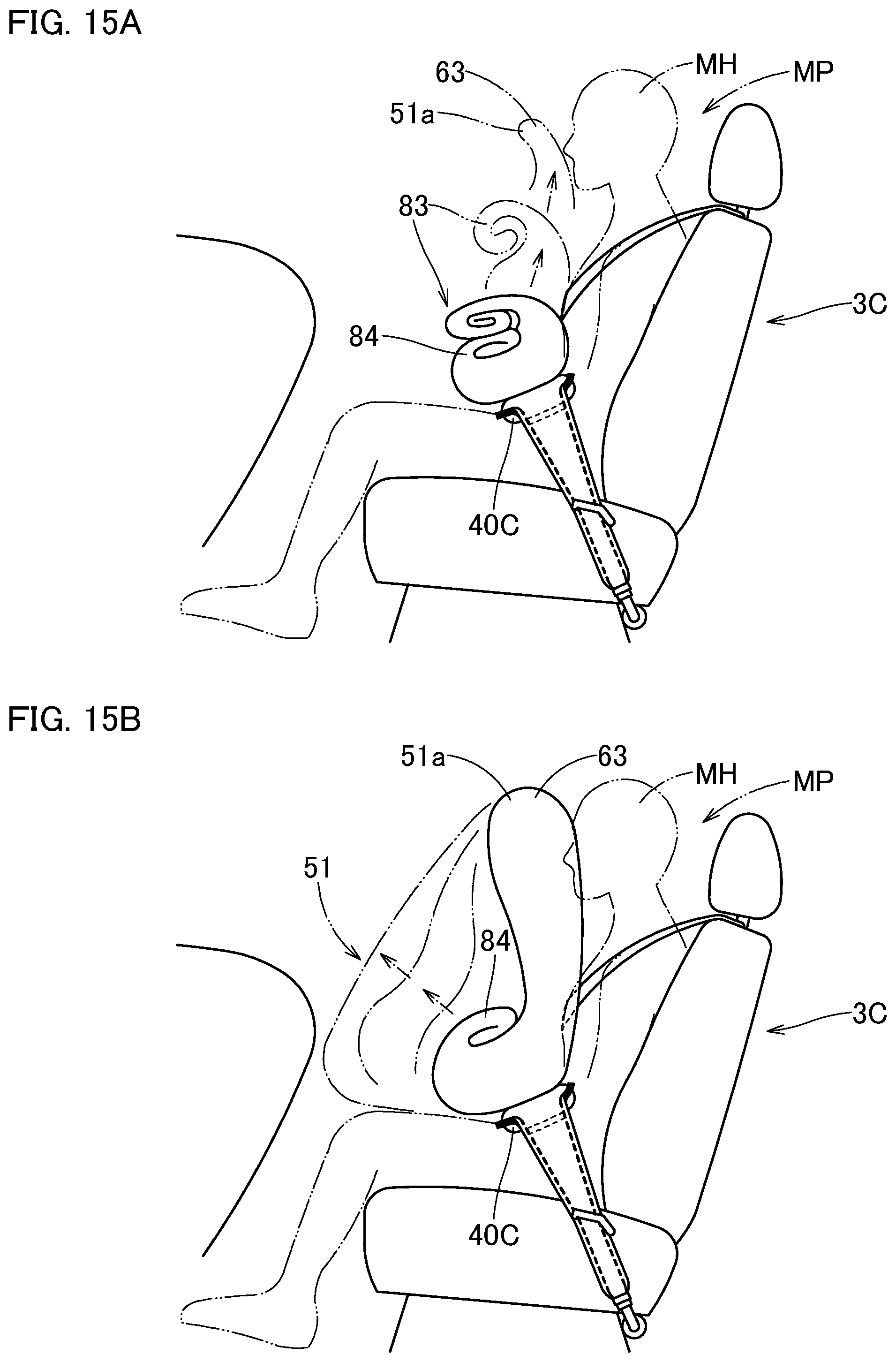 Patent US11787358 Figure 15 – Occupant protection device