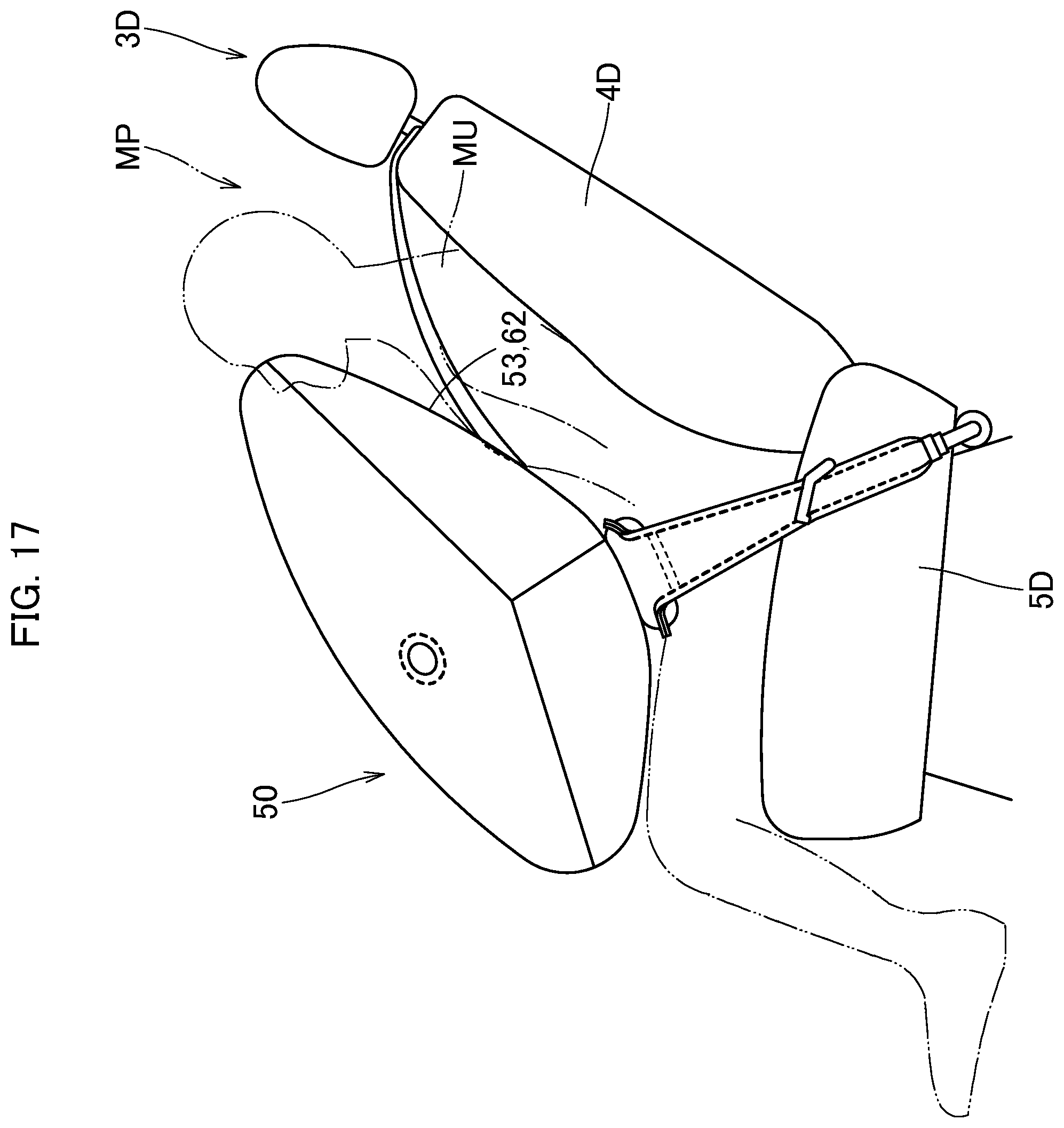 Patent US11787358 Figure 17 – Occupant protection device