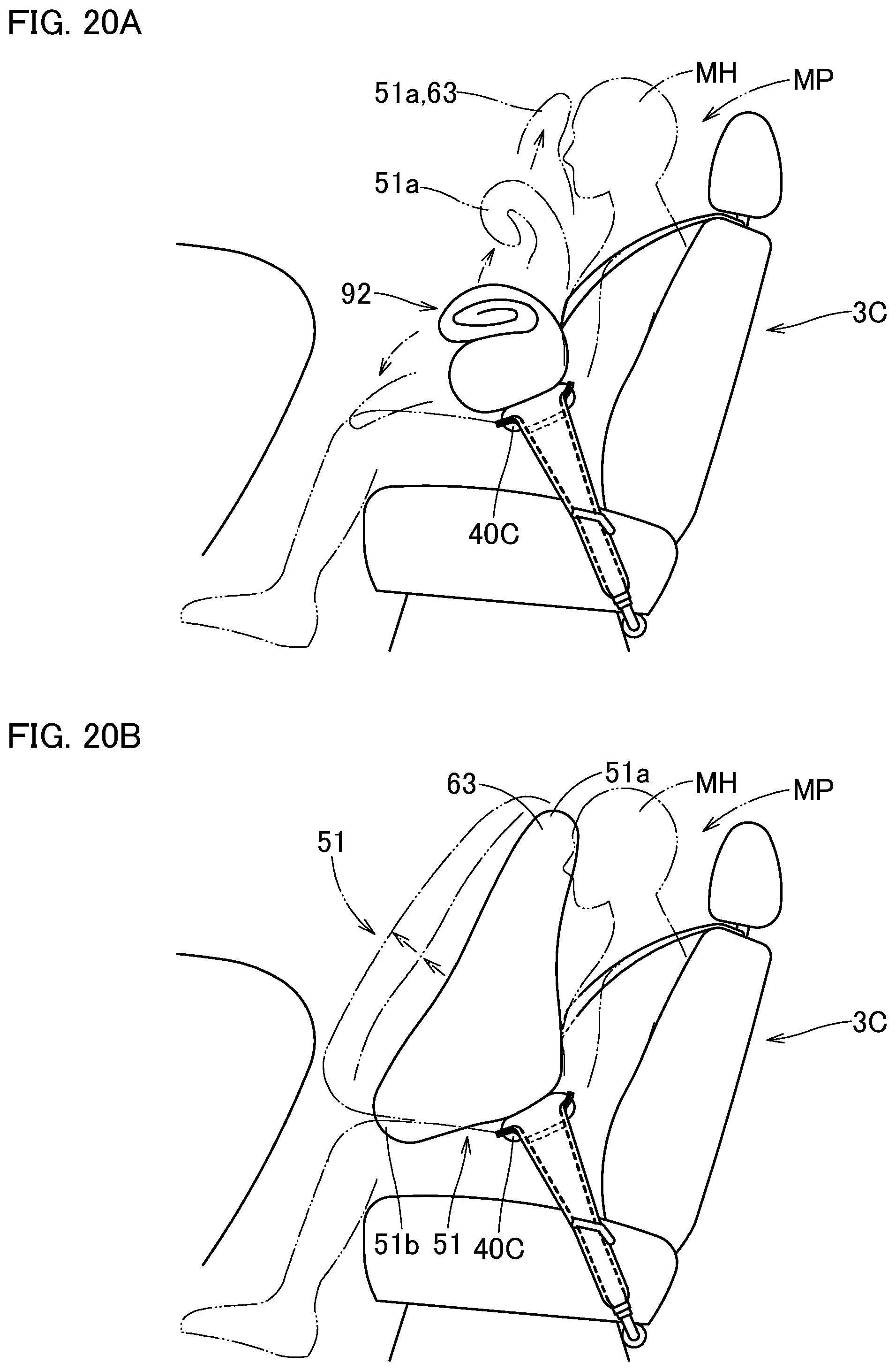 Patent US11787358 Figure 20 – Occupant protection device