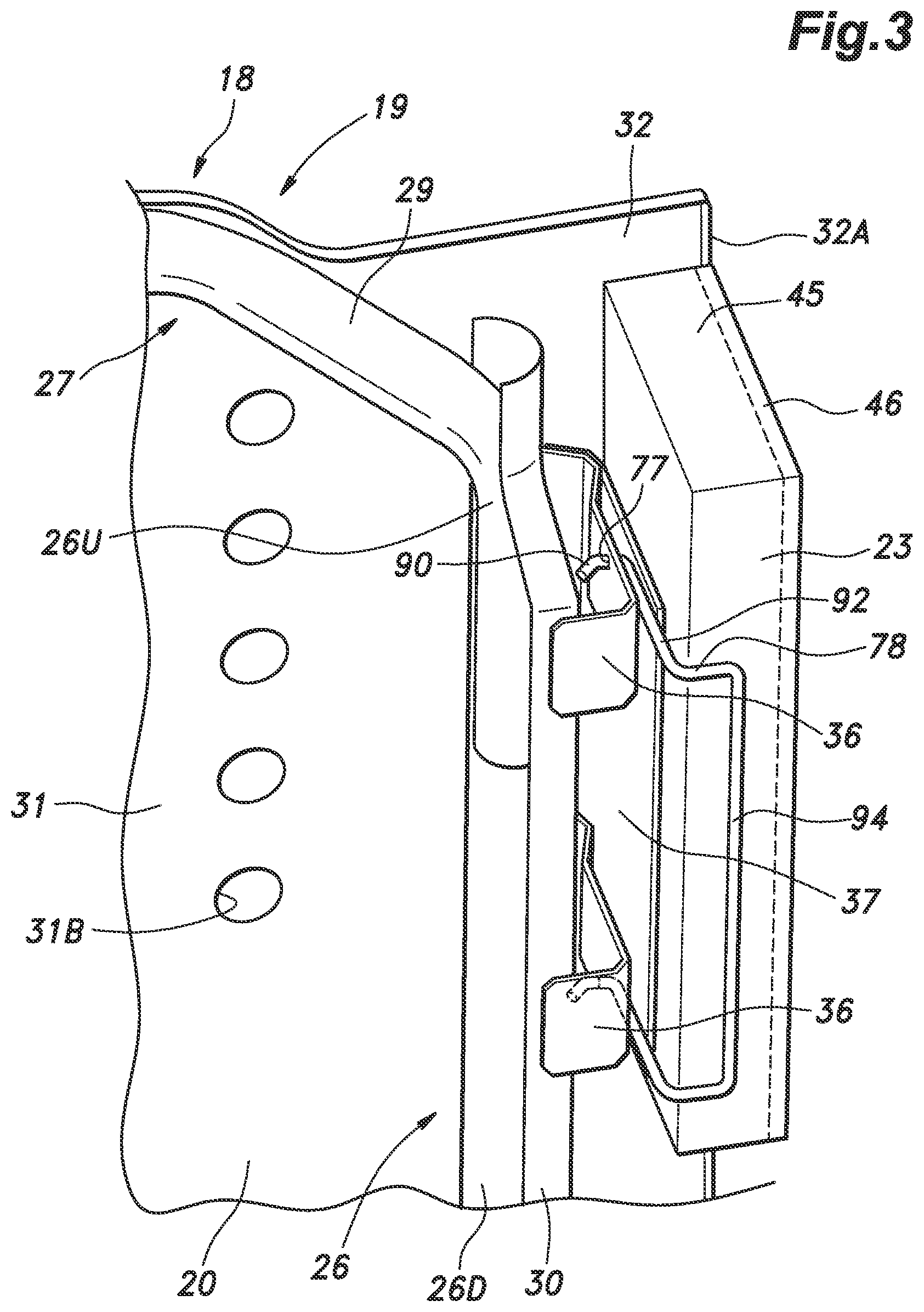 Patent US11787359 Figure 3 – Vehicle seat