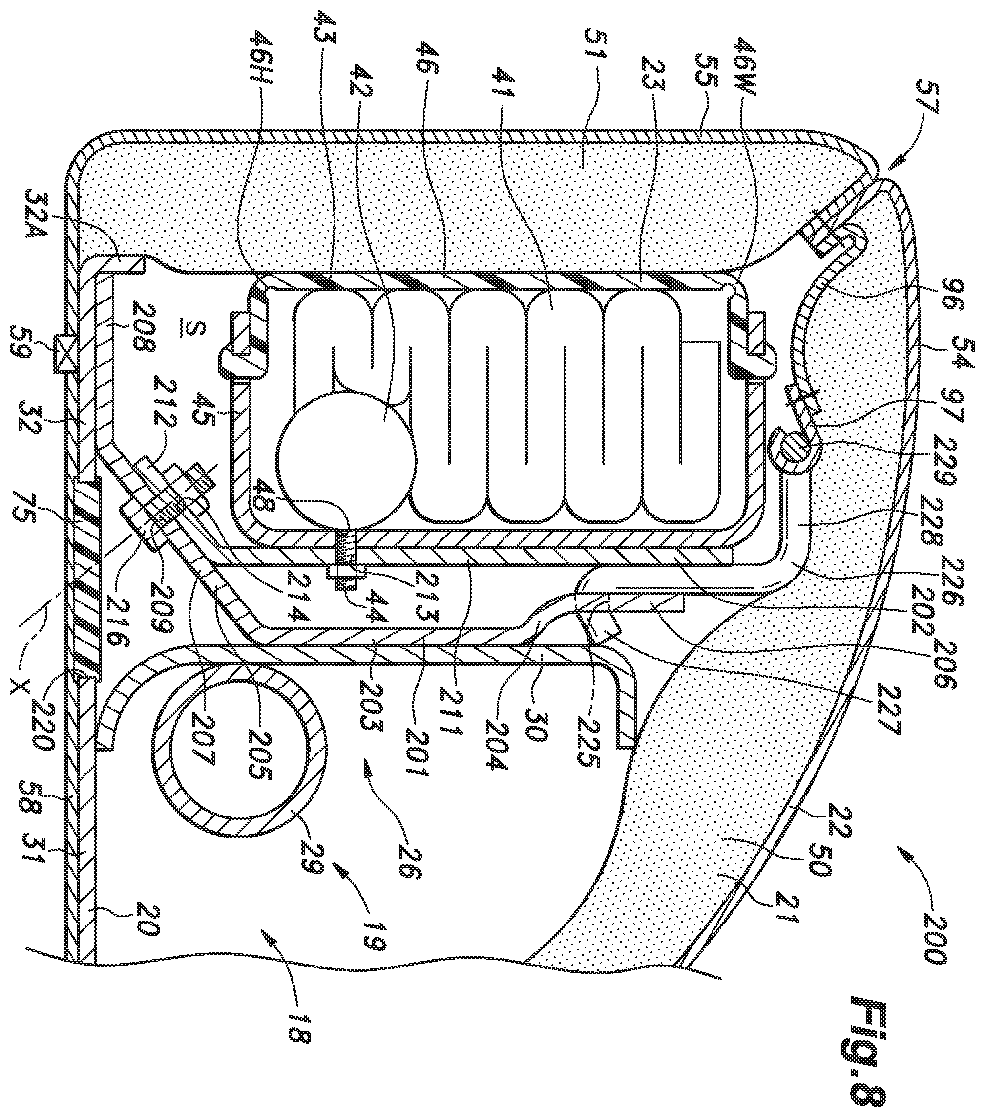 Patent US11787359 Figure 8 – Vehicle seat