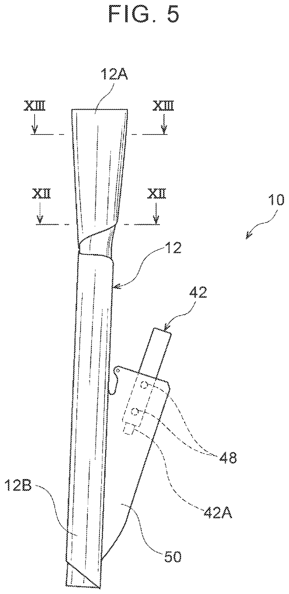 Patent US11787360 Figure 5 – Vehicle seat and method for folding side airbag