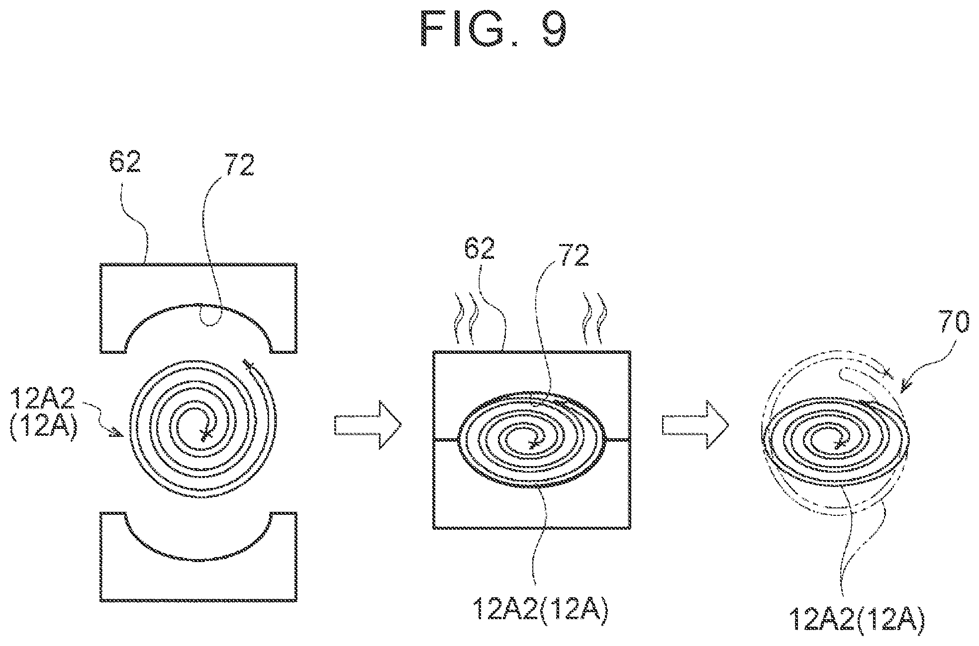 Patent US11787360 Figure 9 – Vehicle seat and method for folding side airbag