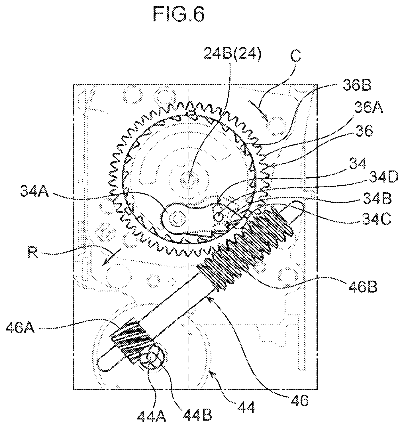 Patent US11787363 Figure 6 – Webbing take-up device