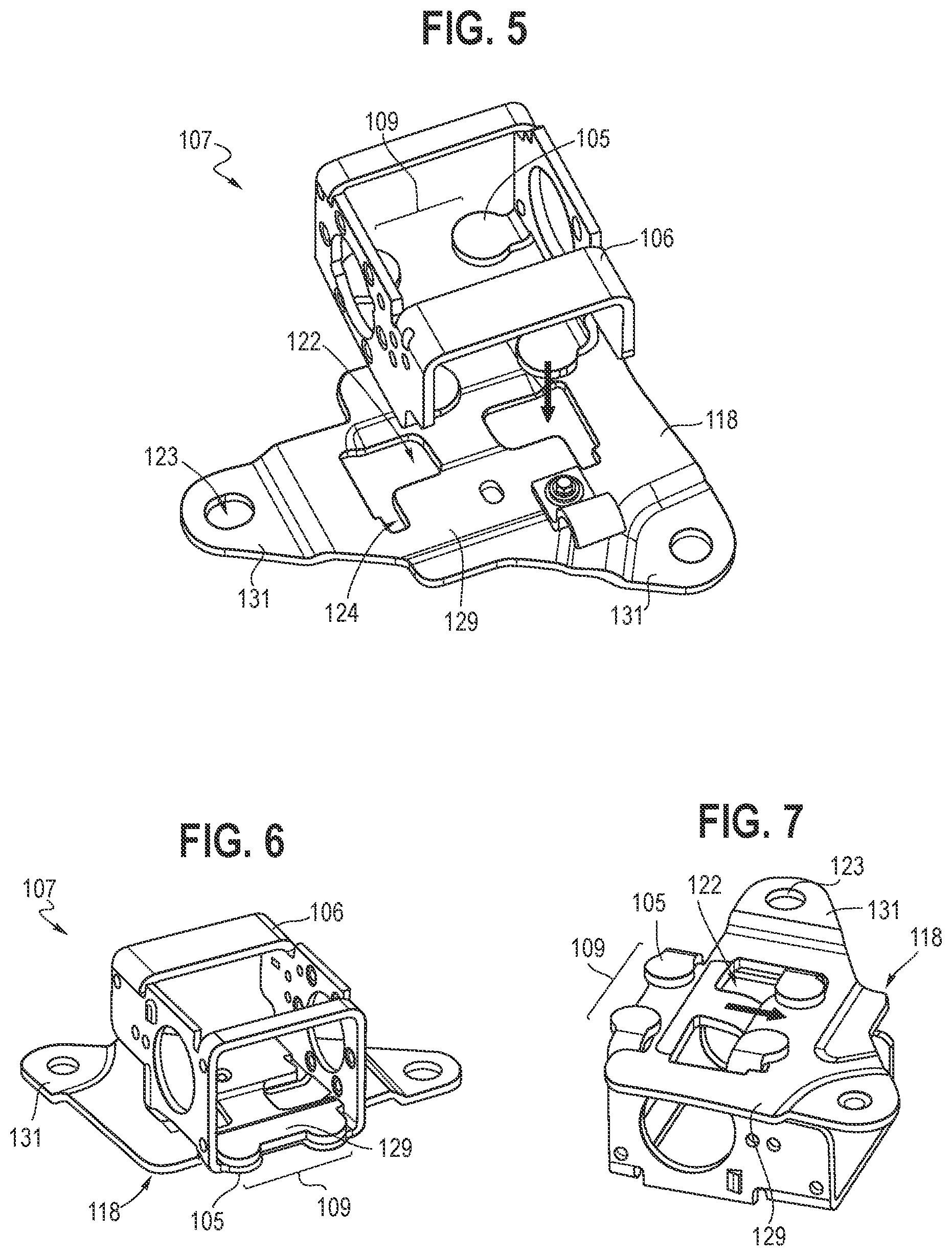 Patent US11787364 Figure 4 – Seatbelt retractor frame assembly