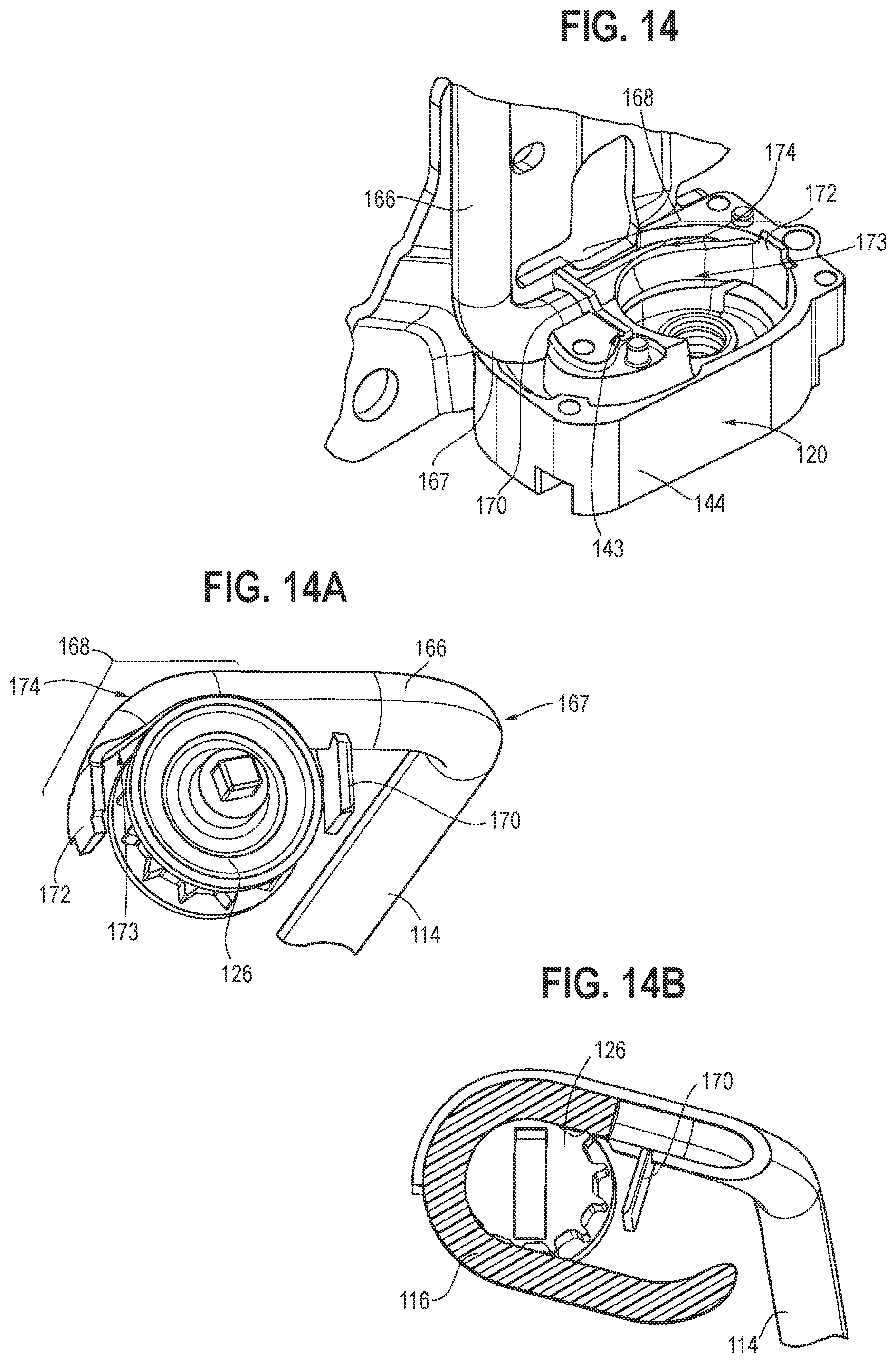 Patent US11787364 Figure 10 – Seatbelt retractor frame assembly