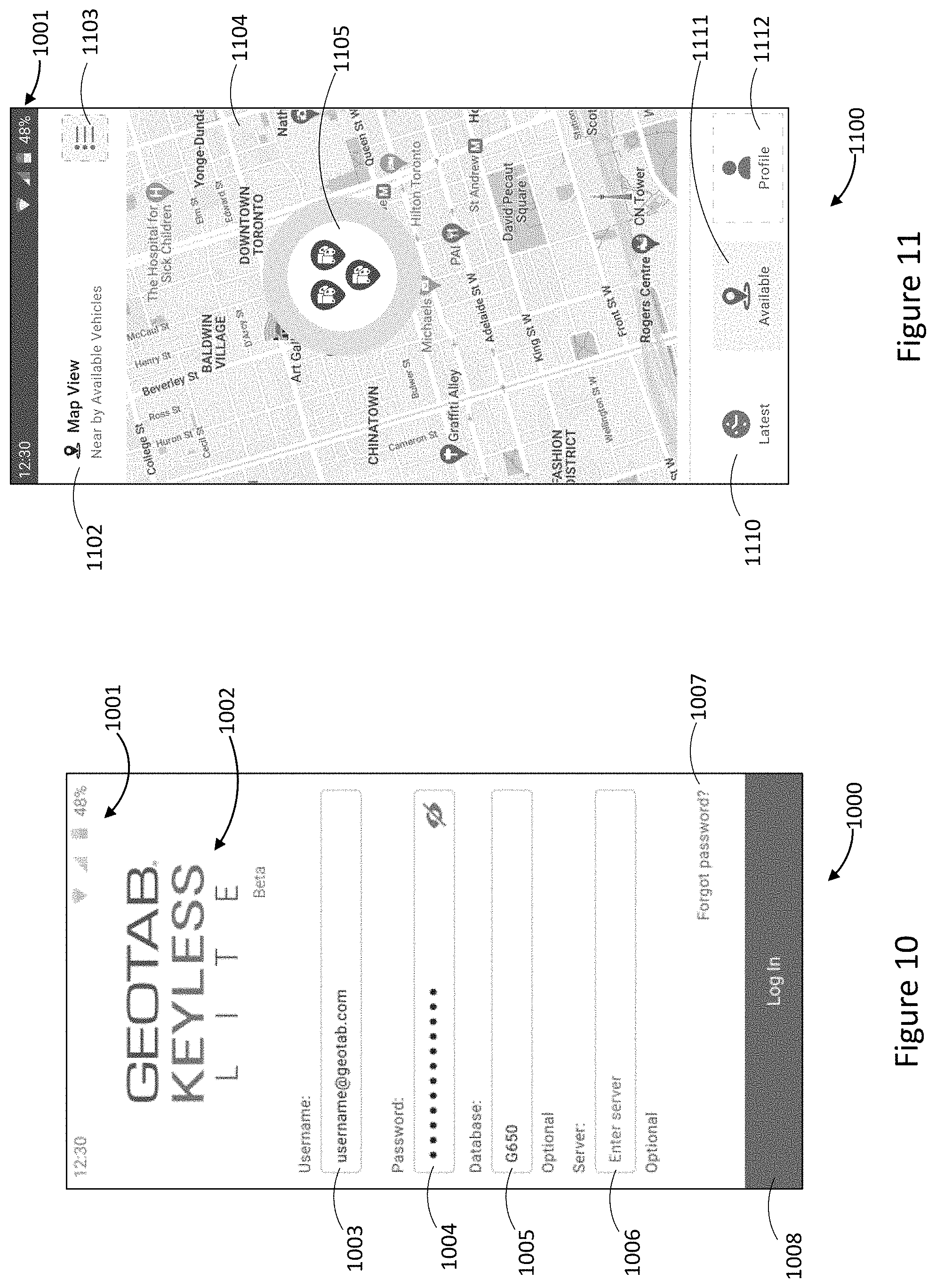 Patent US11787366 Figure 8 – Systems for shared vehicle access