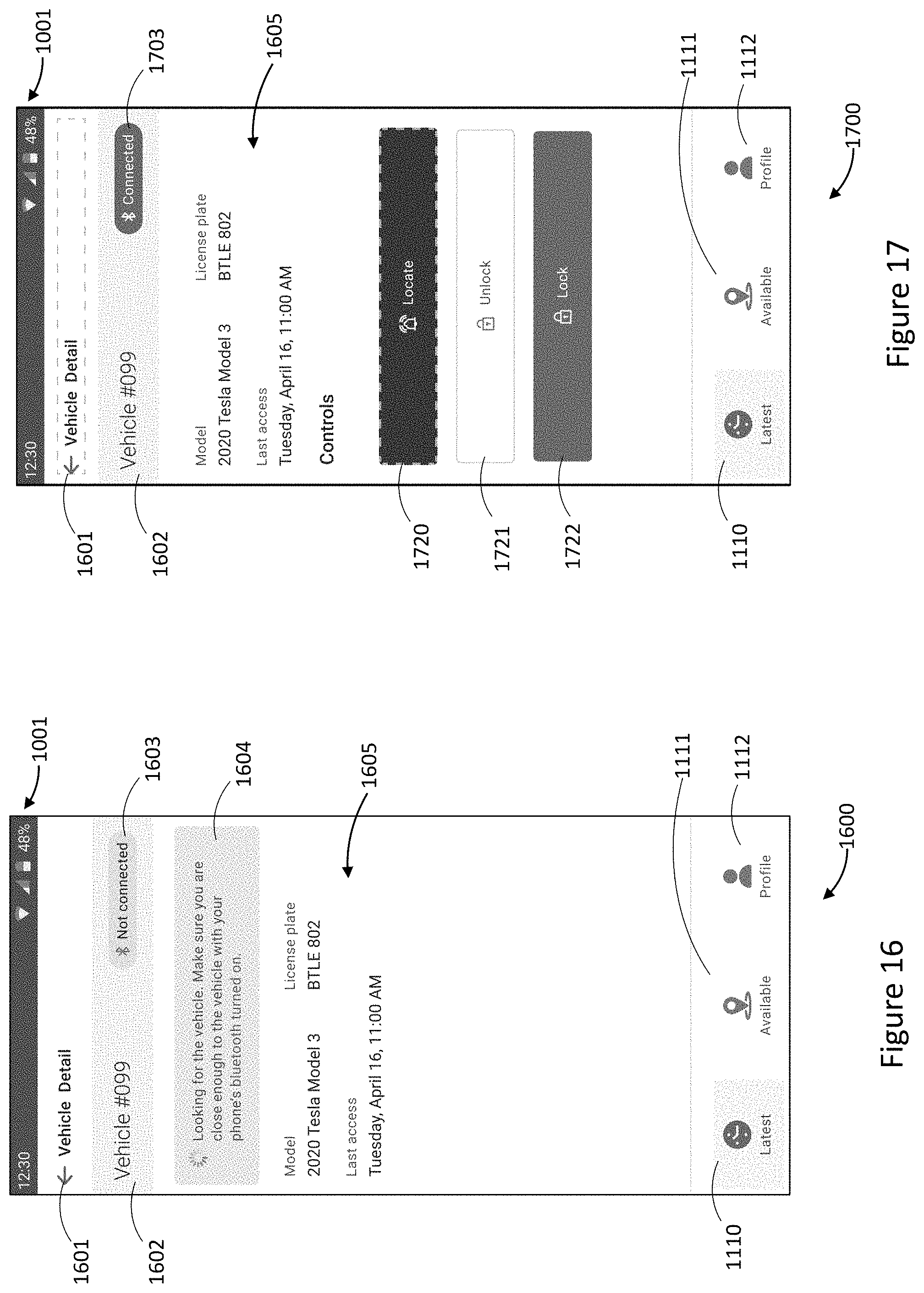 Patent US11787366 Figure 11 – Systems for shared vehicle access