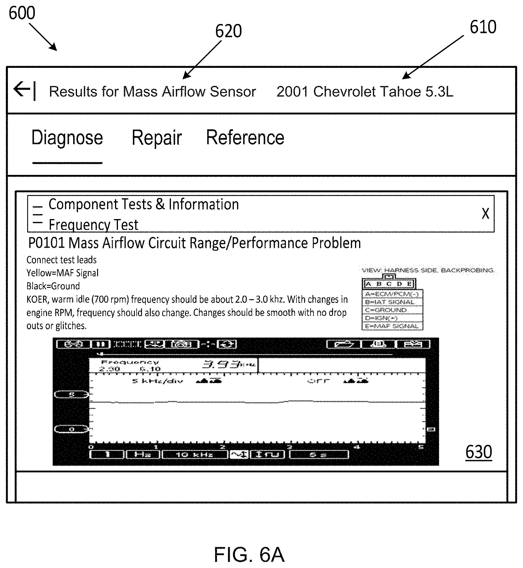 Patent US11787371 Figure 6 – Systems and methods of configuring vehicle service tools associated with display device based on operating condition of vehicle