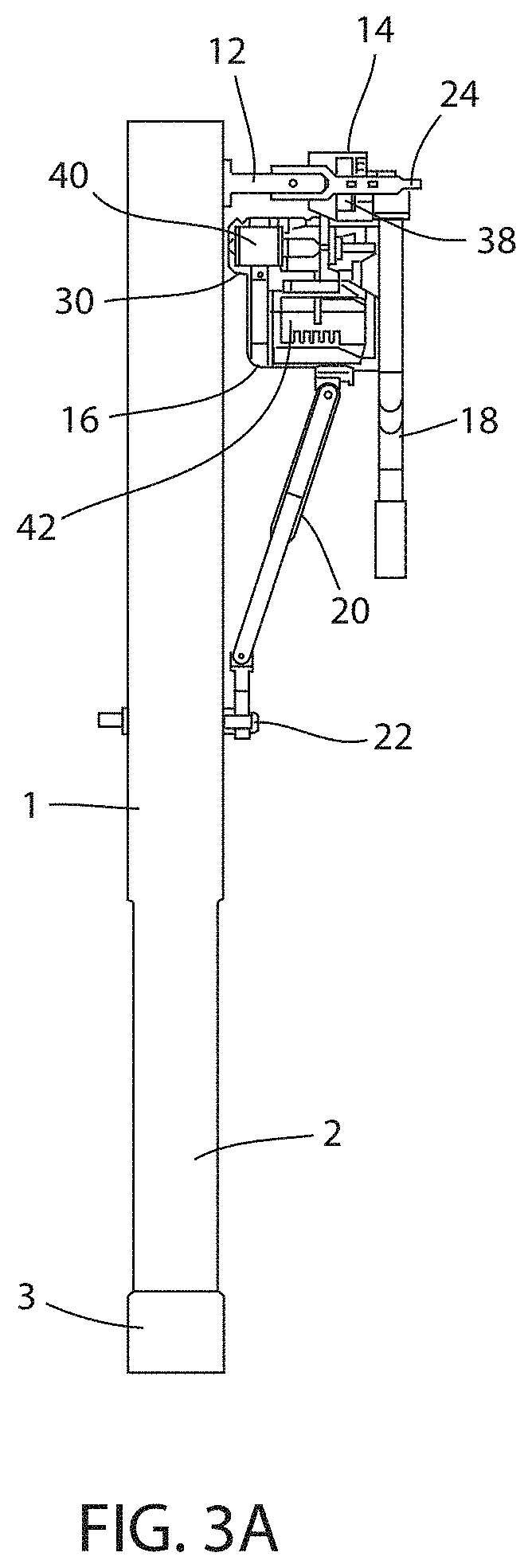 Patent US11787372 Figure 3 – Apparatus and method for lowering and raising a trailer