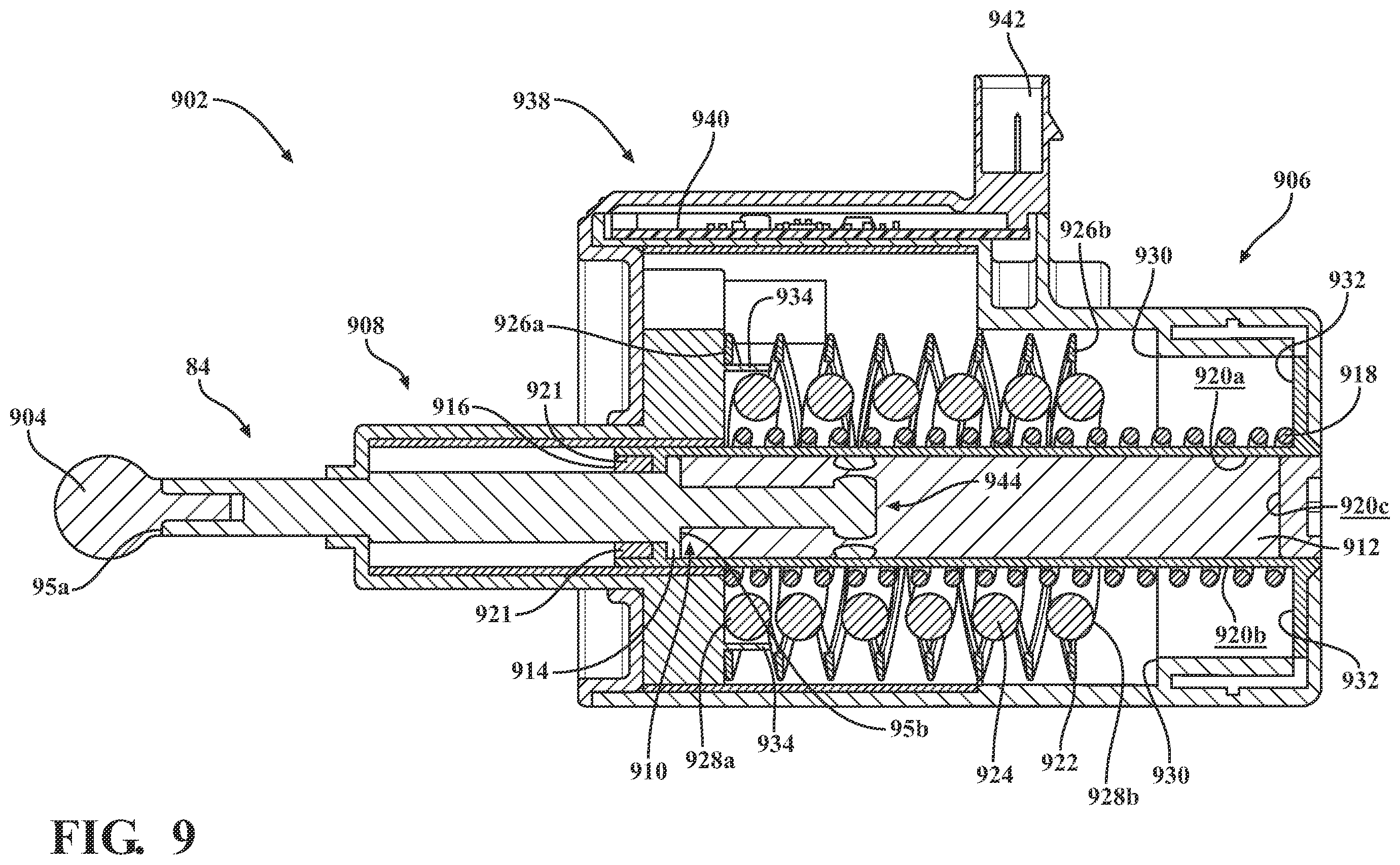 Patent US11787373 Figure 8 – Passive pedal force emulator pedal assembly