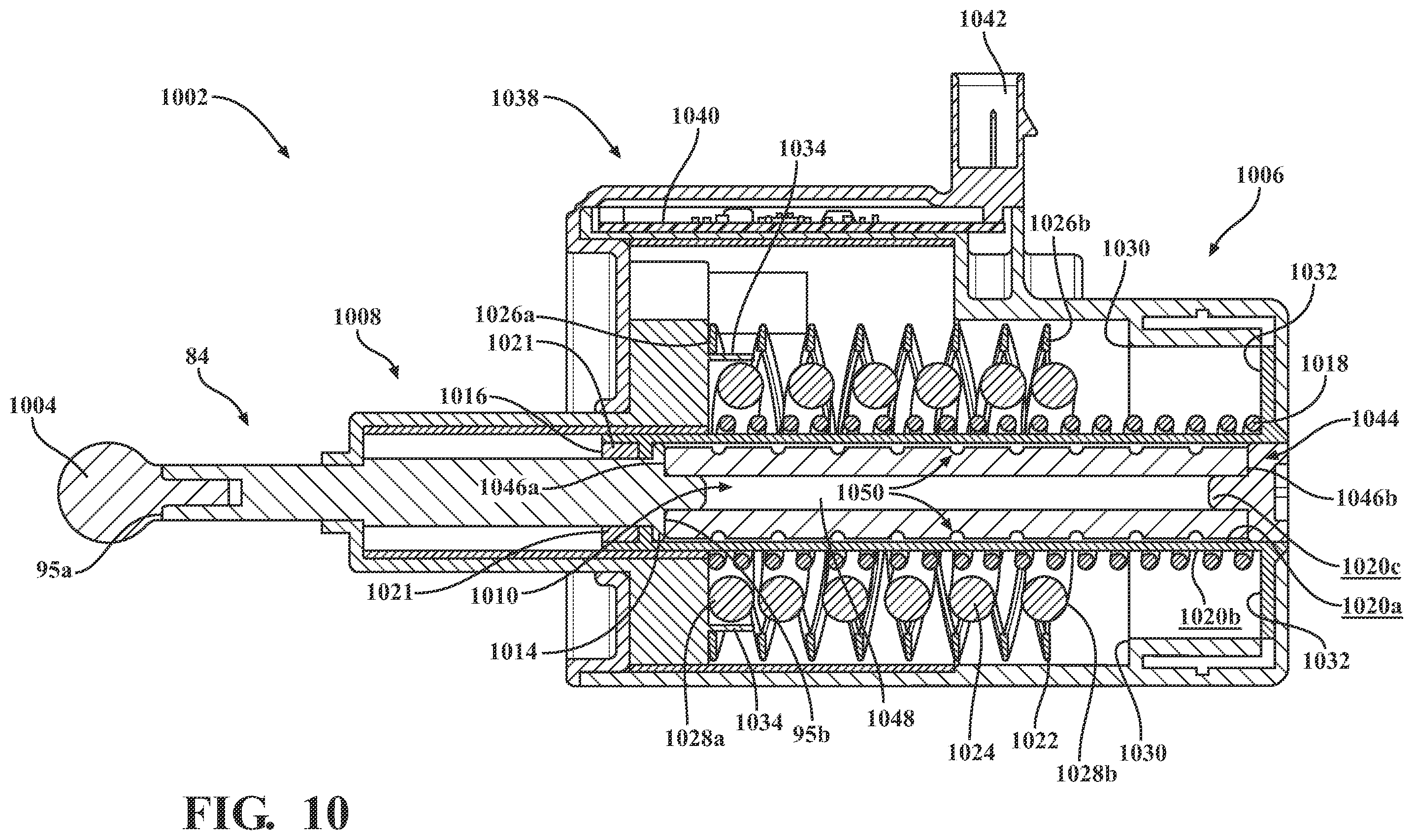 Patent US11787373 Figure 9 – Passive pedal force emulator pedal assembly