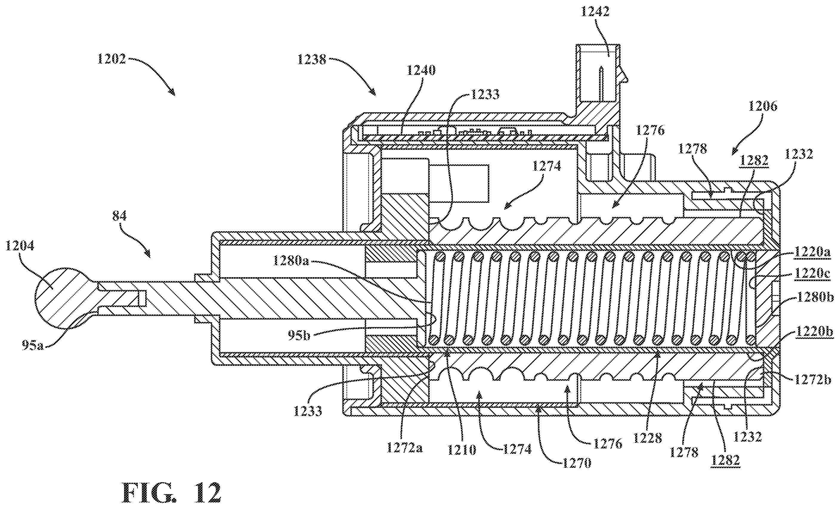 Patent US11787373 Figure 11 – Passive pedal force emulator pedal assembly