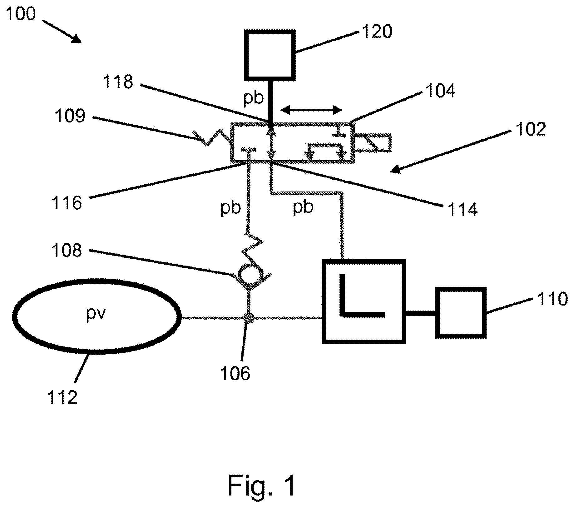 Patent US11787378 — Control apparatus for controlling a brake system for a vehicle, brake system for a vehicle, method for operating a control apparatus and method for applying brake pressure to at least one brake device of a brake system for a vehicle — Figure 1