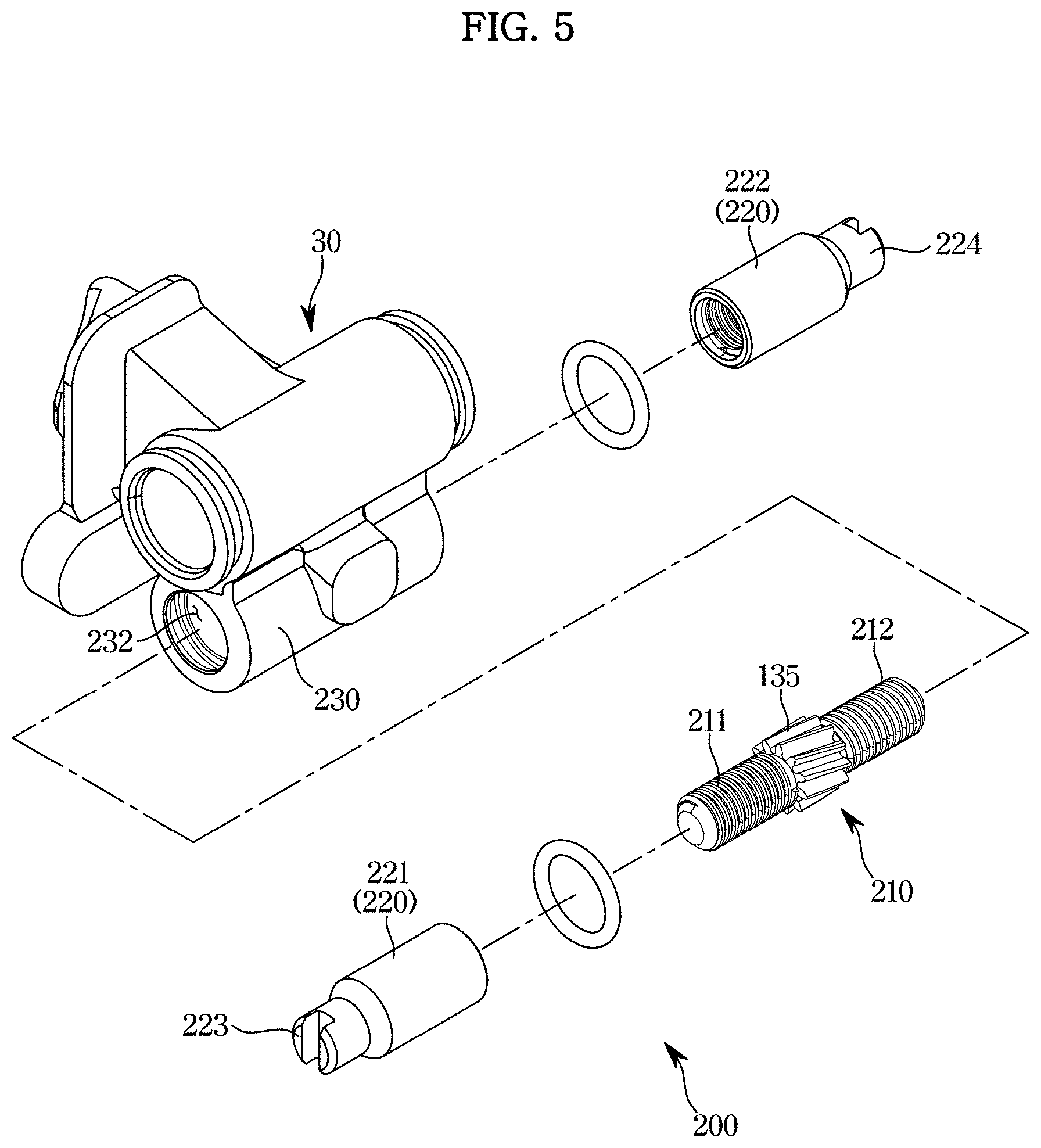 Patent US11787379 Figure 5 – Electronic parking brake system