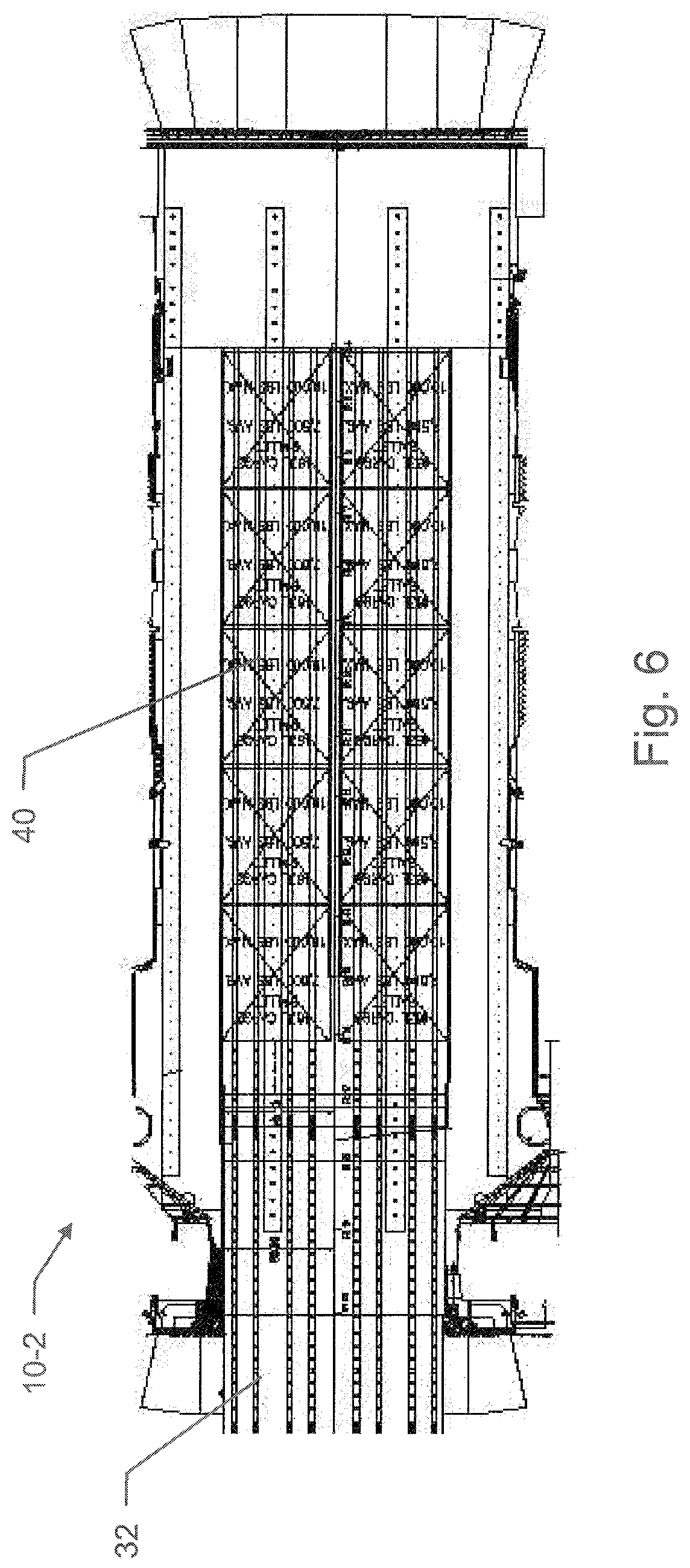 Patent US11787383 Figure 4 – Utilizing a multi-track cargo handling assembly on an amphibious air-cushion vehicle