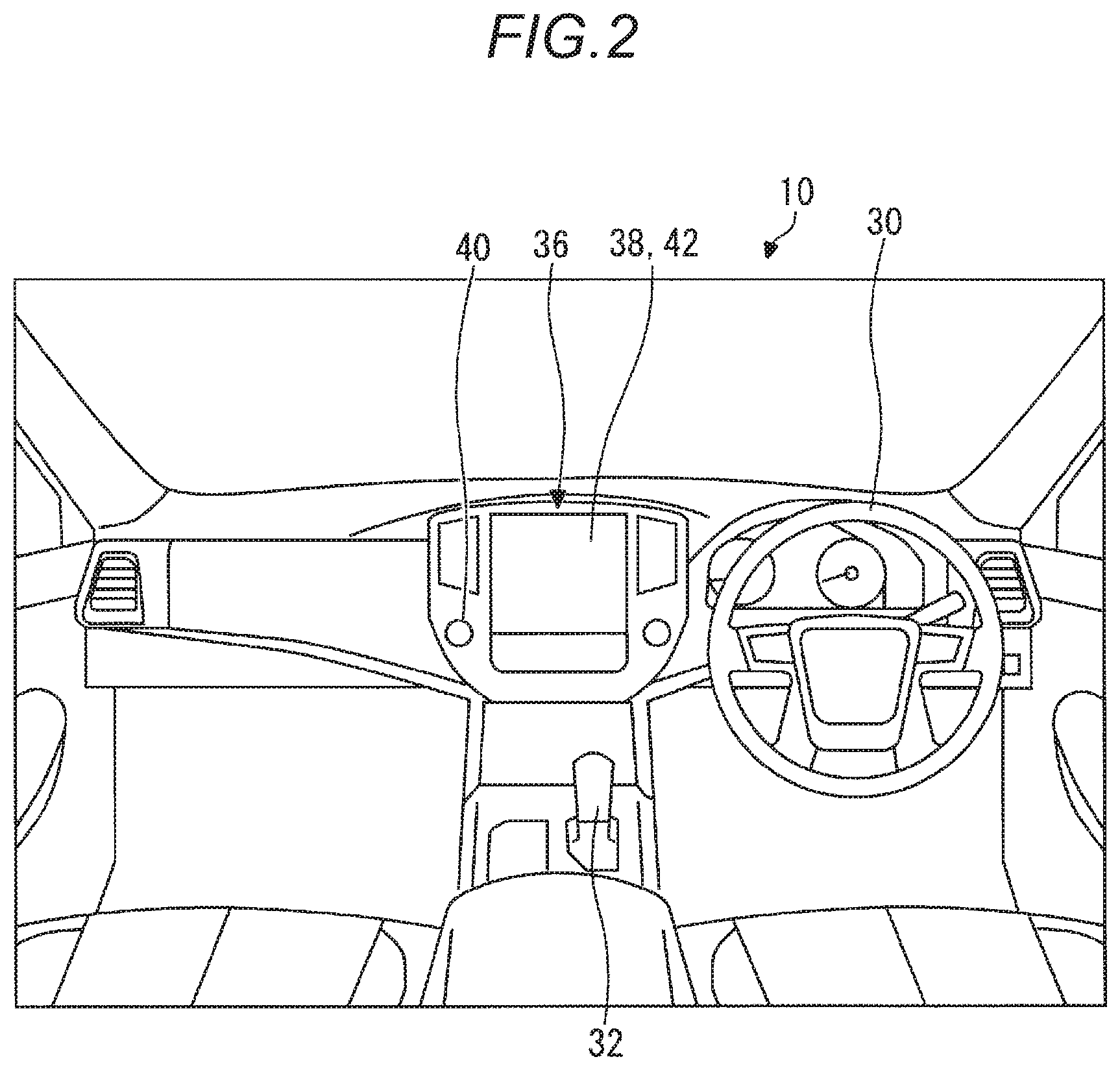 Patent US11787386 Figure 2 – Driving support device