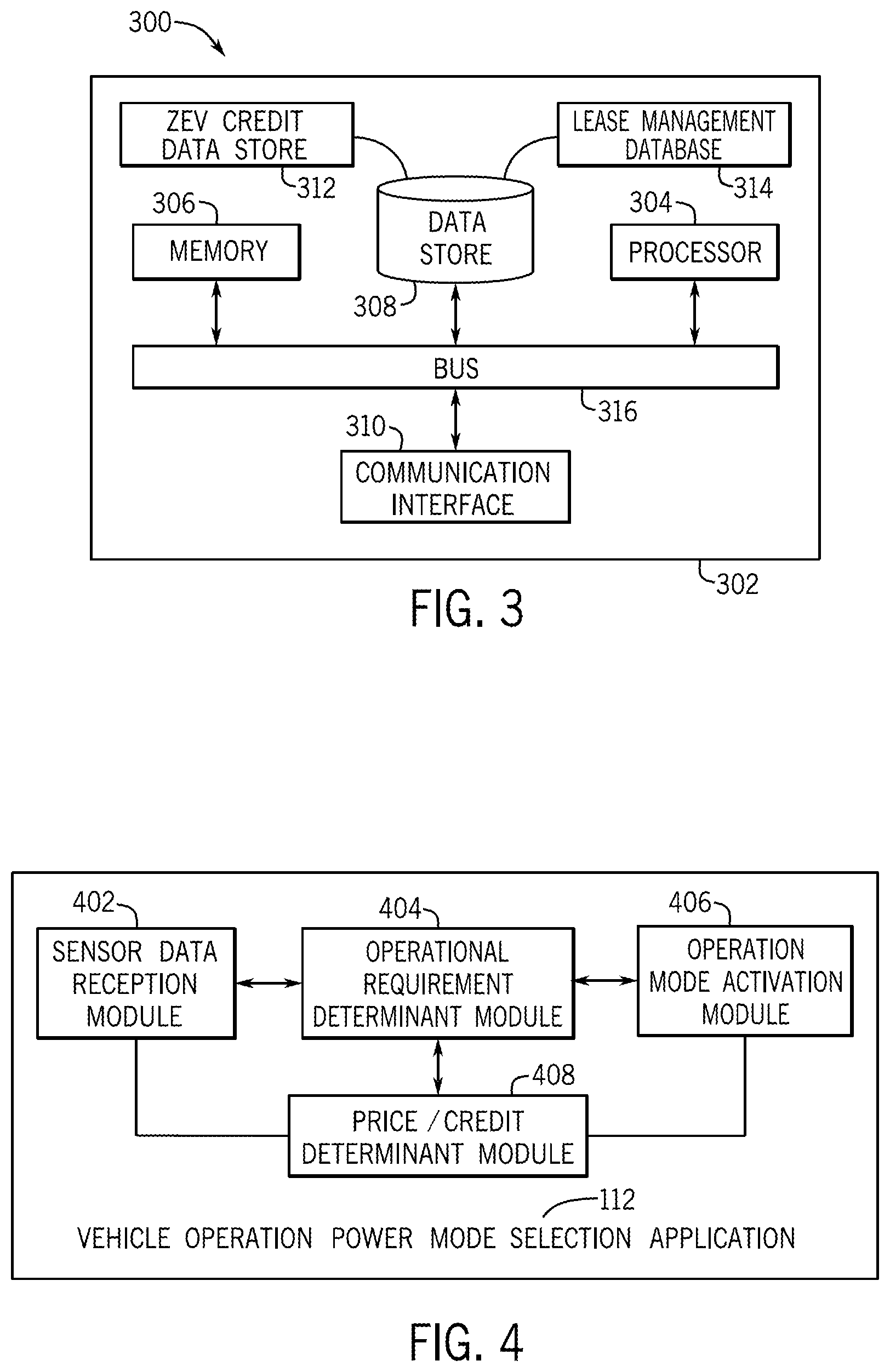 Patent US11787388 Figure 2 – System and method for actuating a vehicle operation power mode