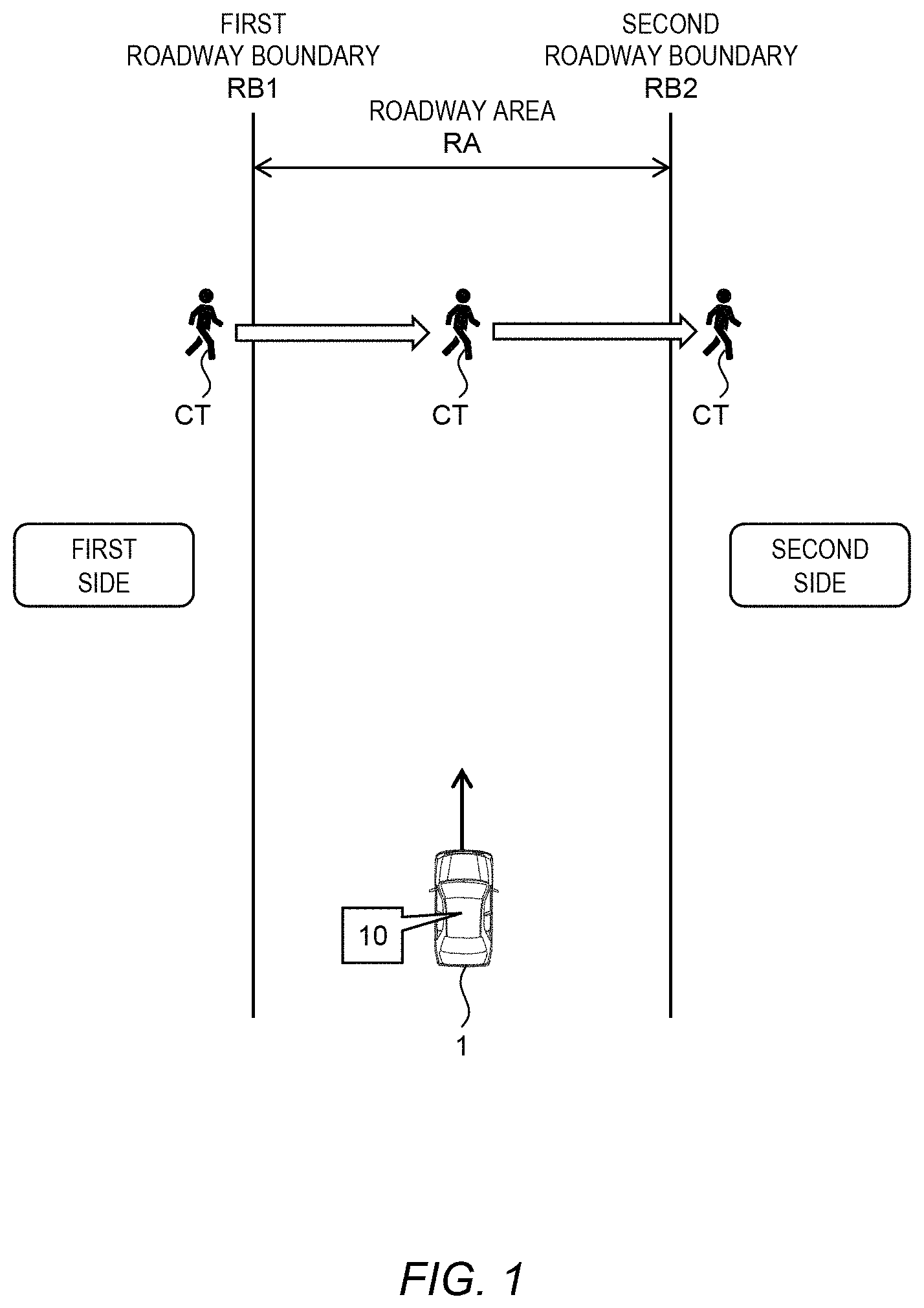 Patent US11787398 Figure 1 – Driving assist system