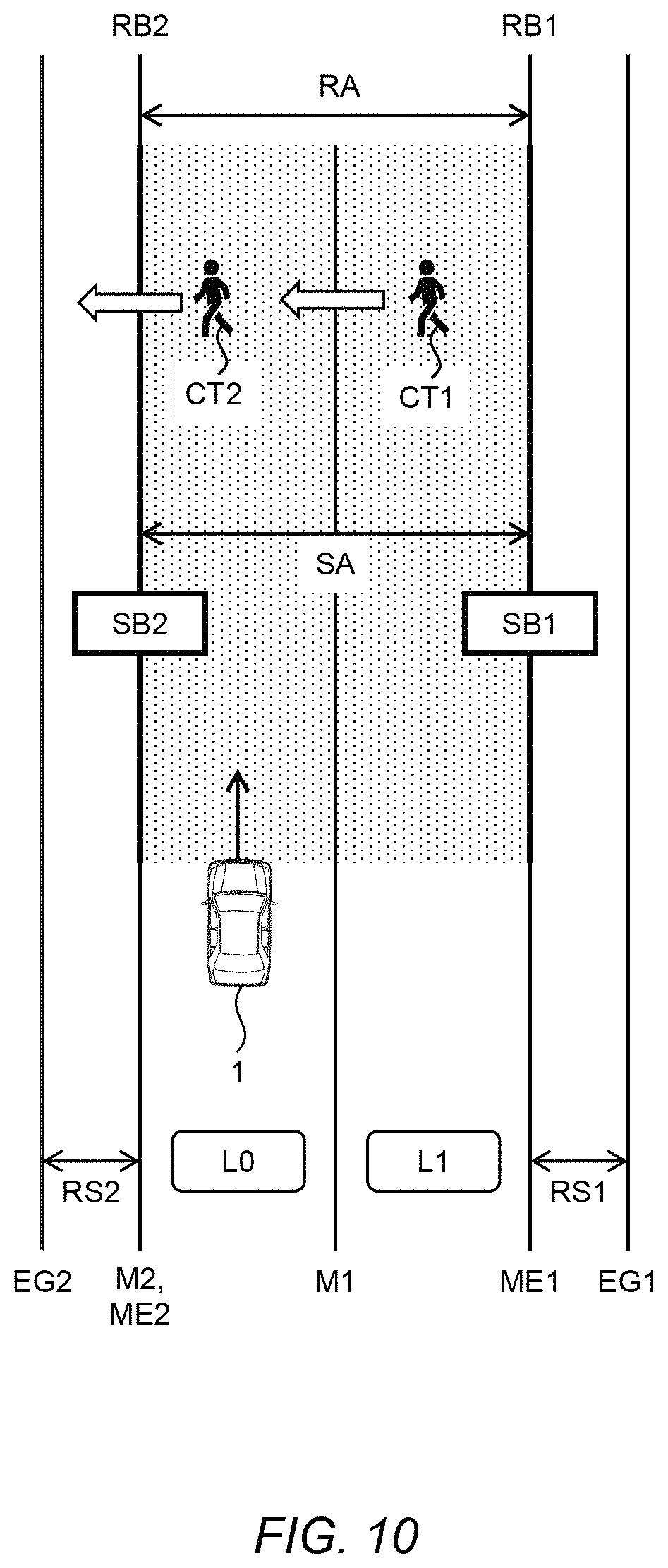 Patent US11787398 Figure 10 – Driving assist system