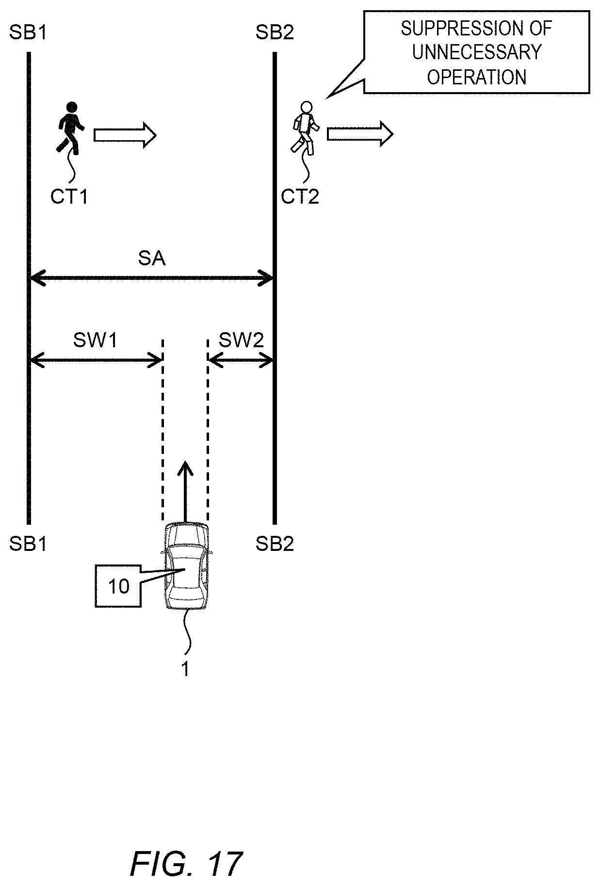 Patent US11787398 Figure 17 – Driving assist system